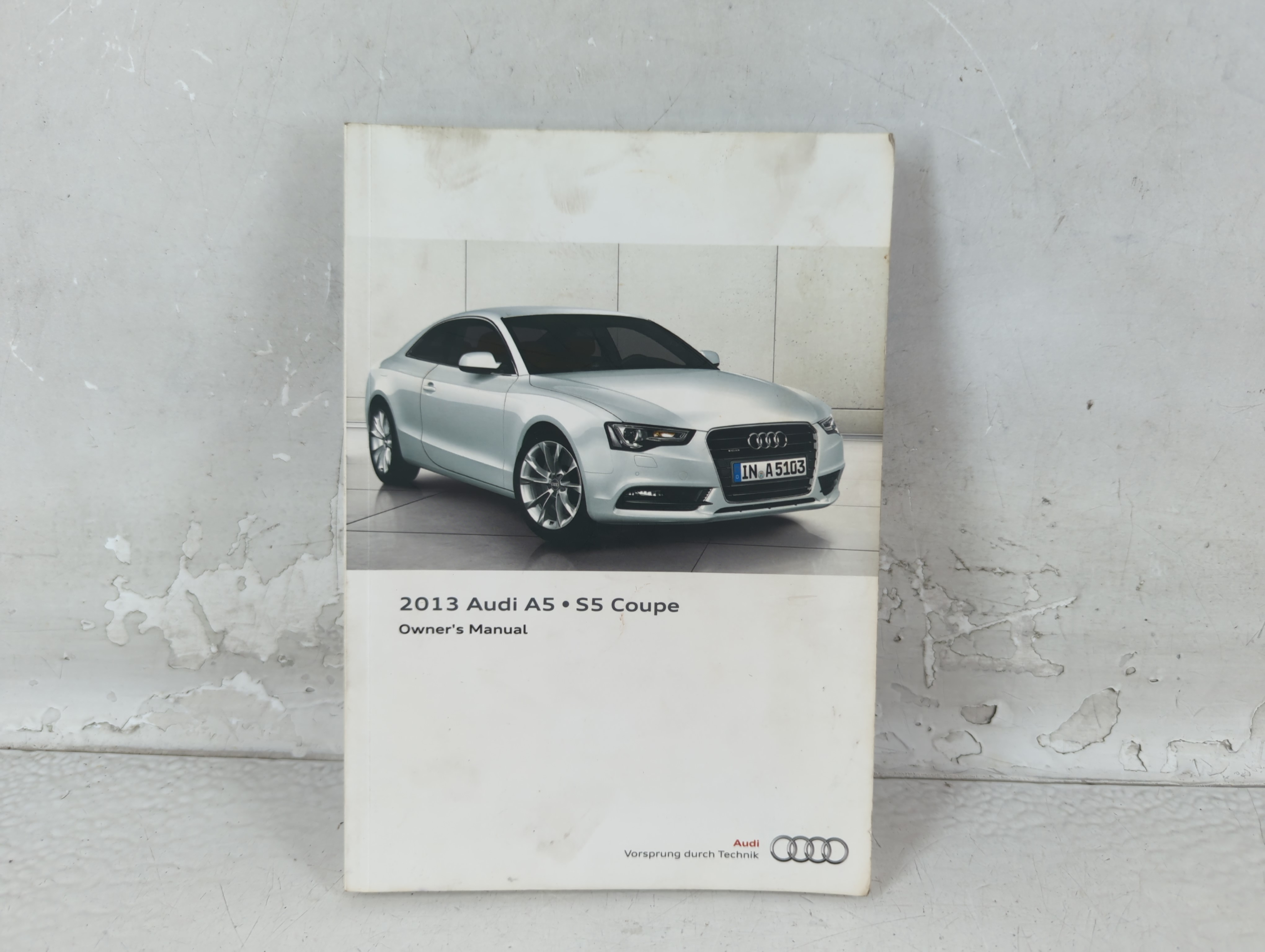 Picture of 2013 Audi A5 Owners Manual Book Guide 1065136