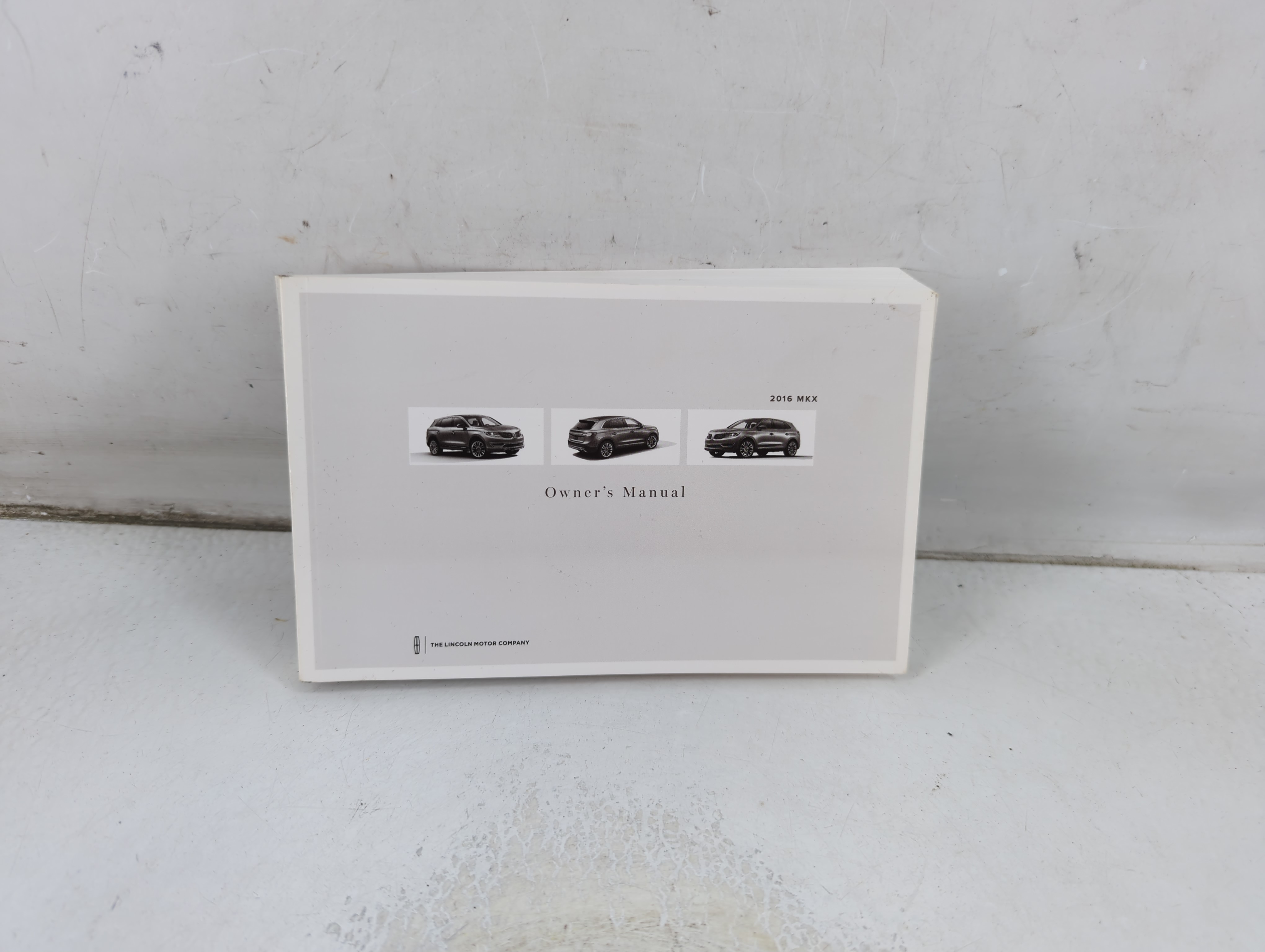 2016 Lincoln Mkx Owners Manual Book Guide 1065529 - Oemusedautoparts1.com