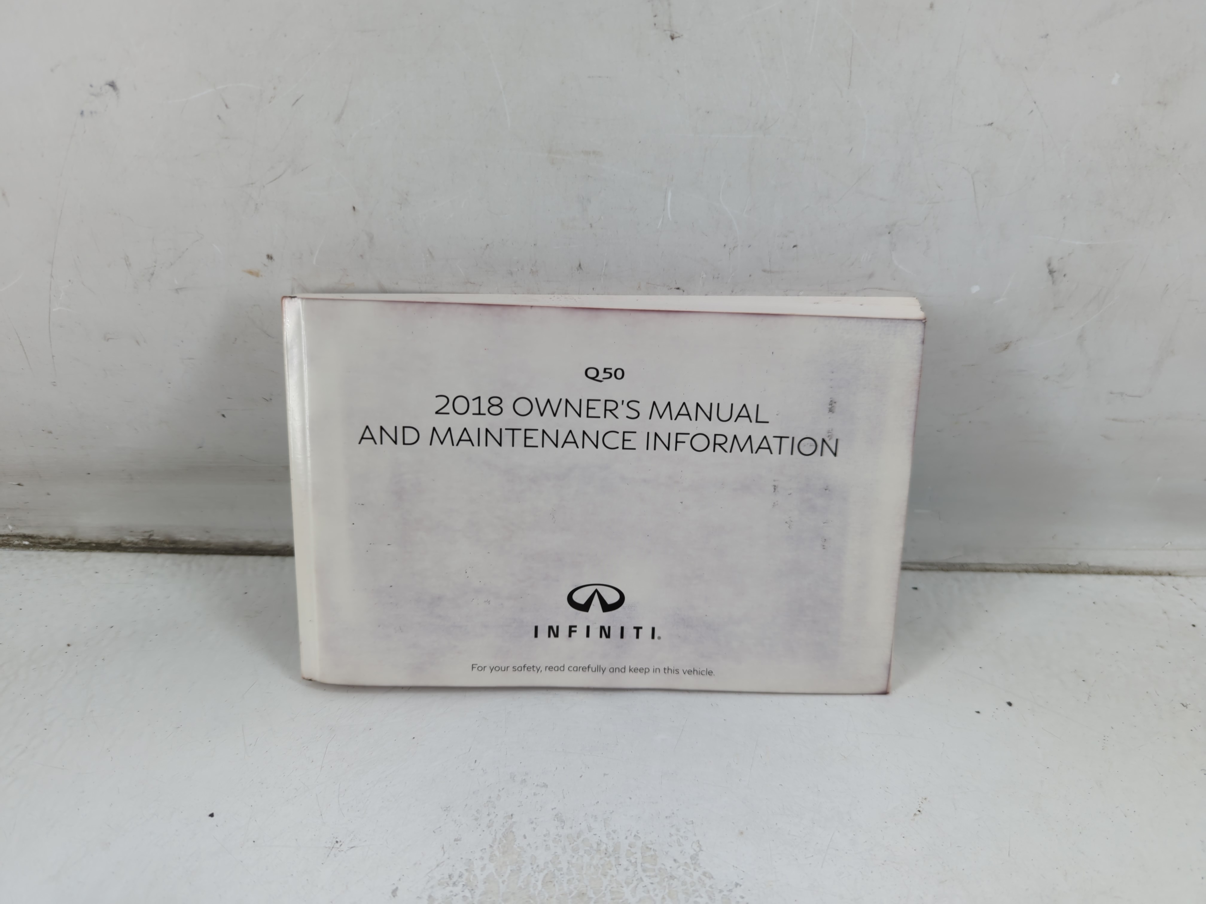Picture of 2018 Infiniti Q50 Owners Manual Book Guide 1065627