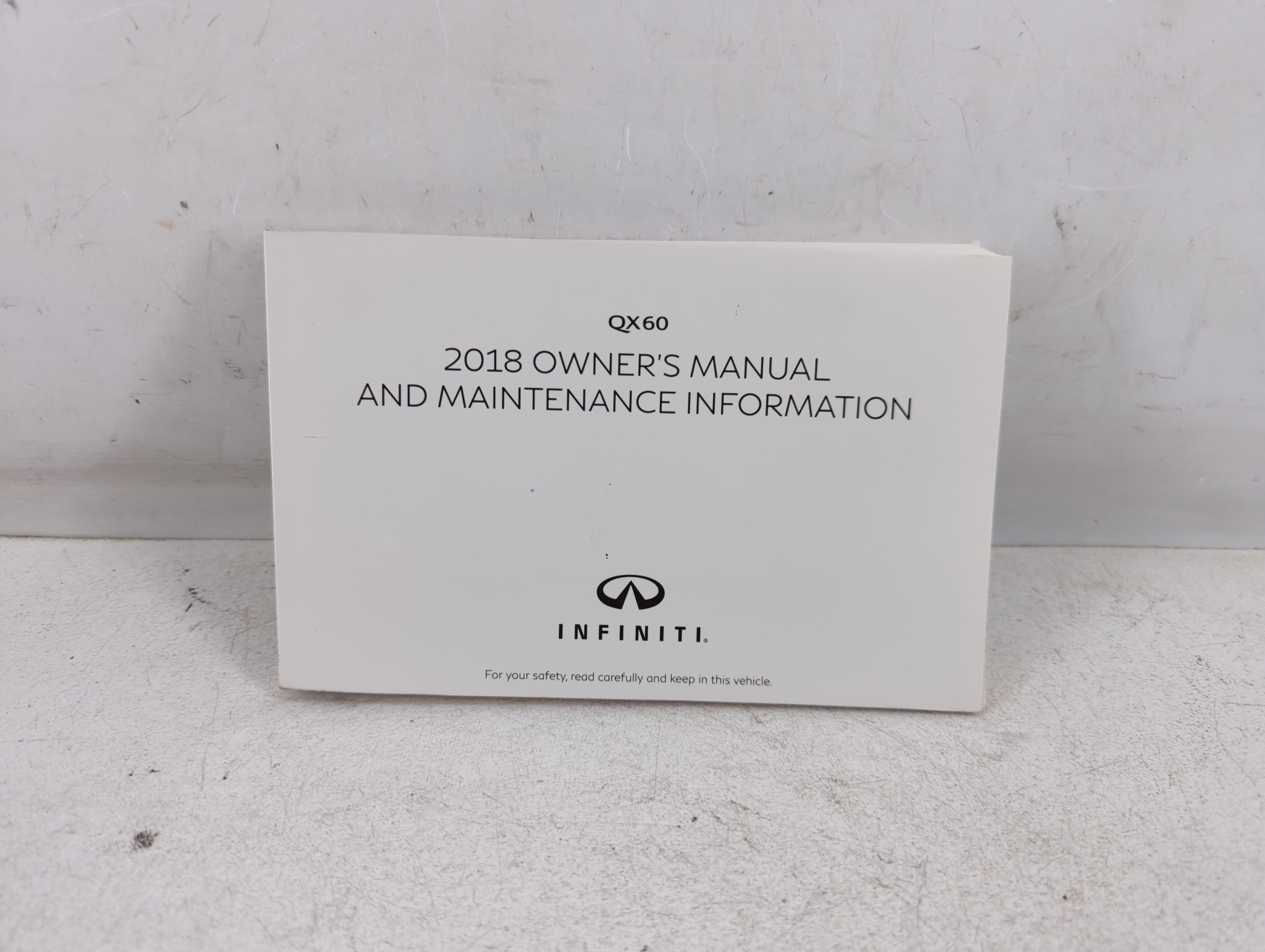 2018 Infiniti Qx60 Owners Manual Book Guide 1066225 - Oemusedautoparts1.com