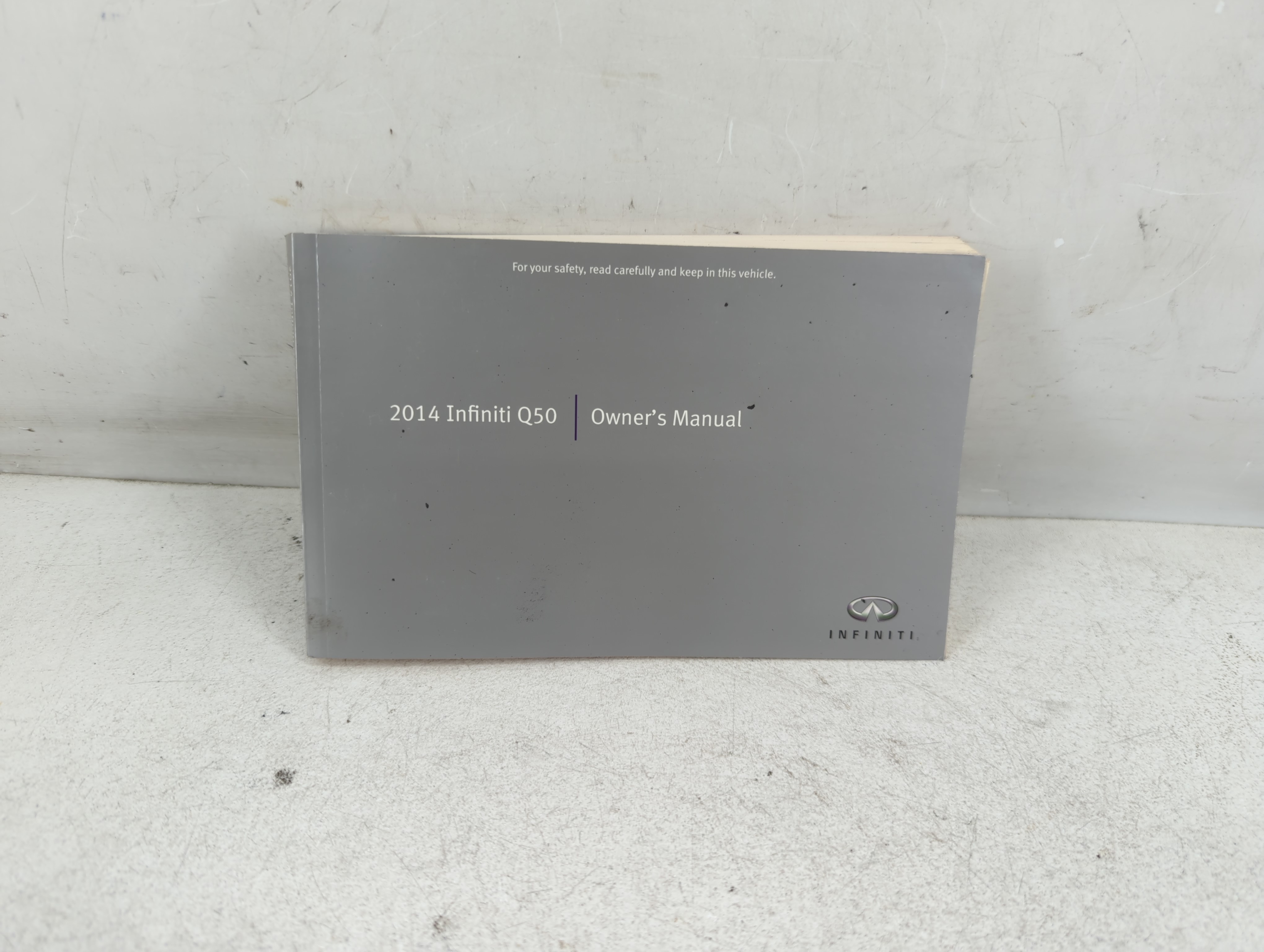 2014 Infiniti Q50 Owners Manual Book Guide 1066264 - Oemusedautoparts1.com