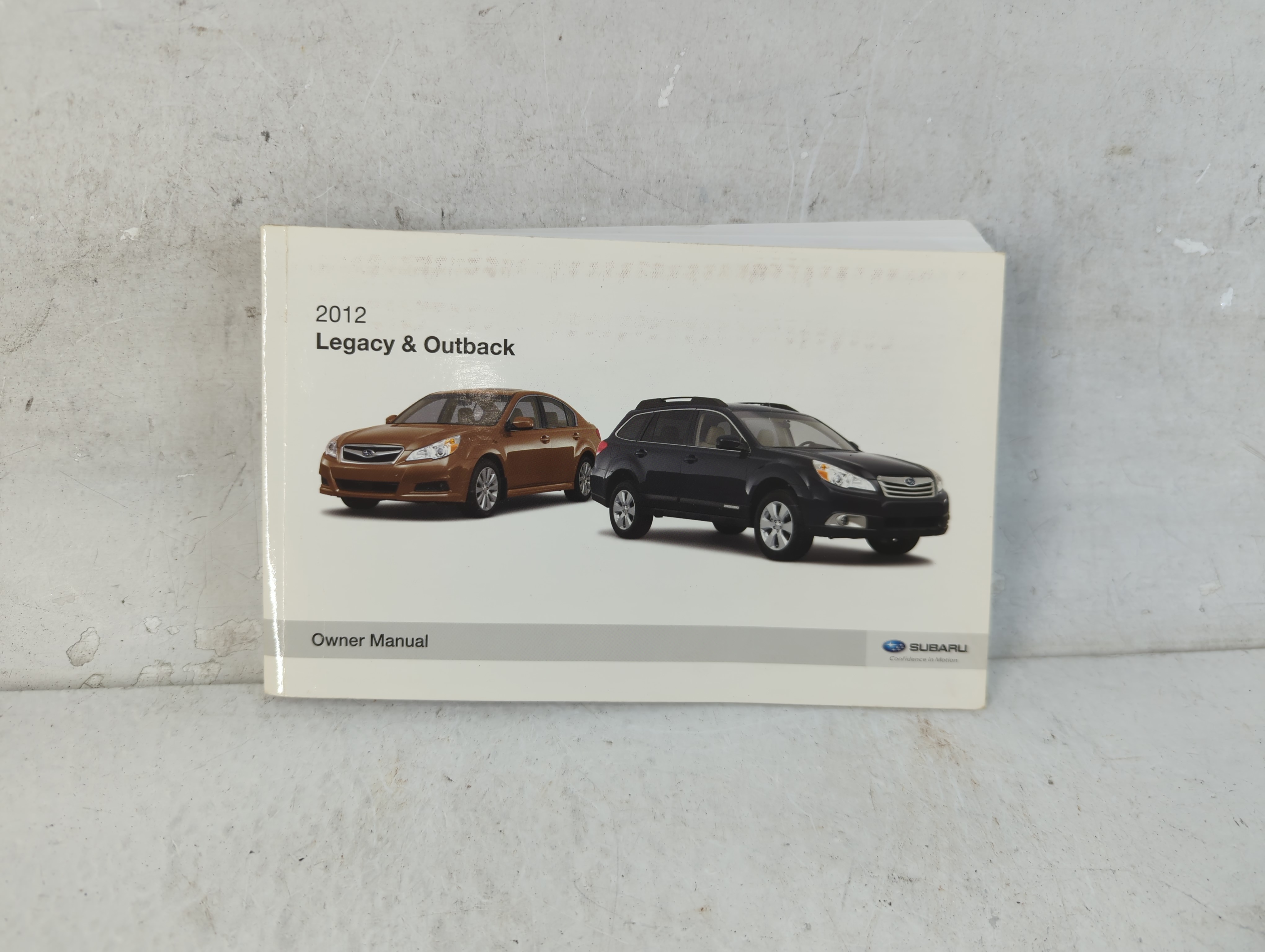 2012 Subaru Legacy Owners Manual Book Guide 1066602 - Oemusedautoparts1.com