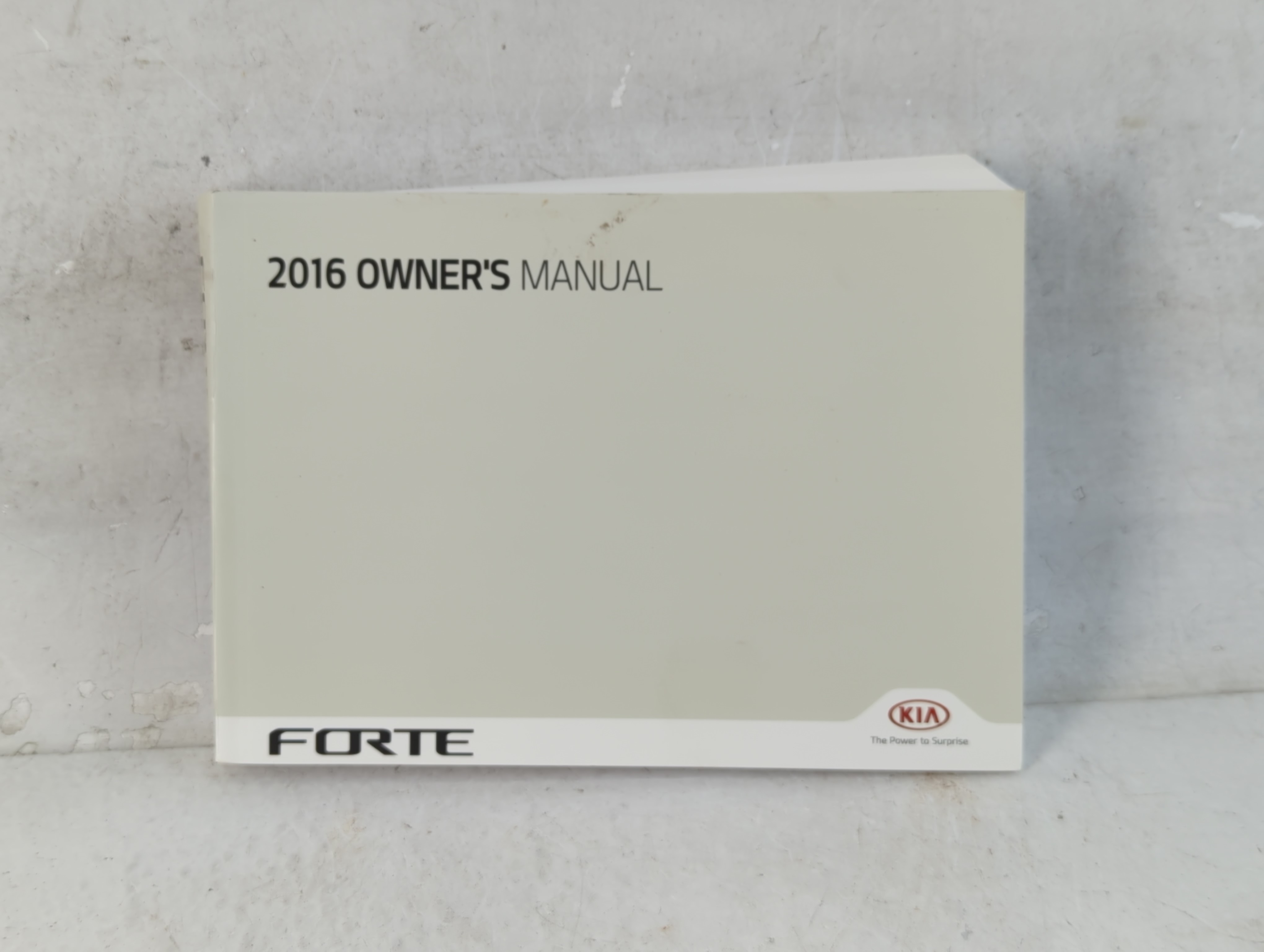 2016 Kia Forte Owners Manual Book Guide 1066603 - Oemusedautoparts1.com