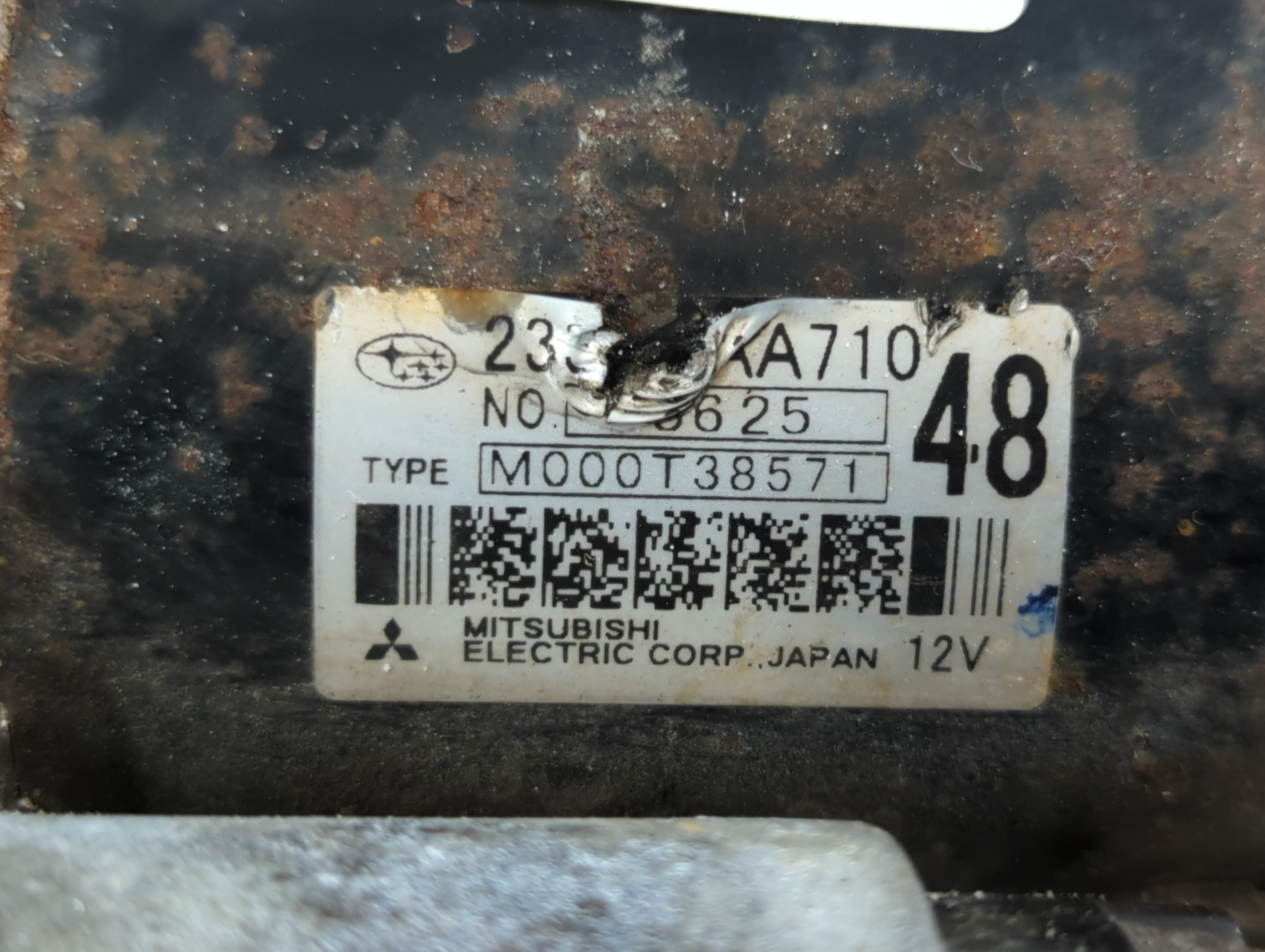 2014-2018 Subaru Forester Car Starter Motor Solenoid Oem 1066817 - Oemusedautoparts1.com