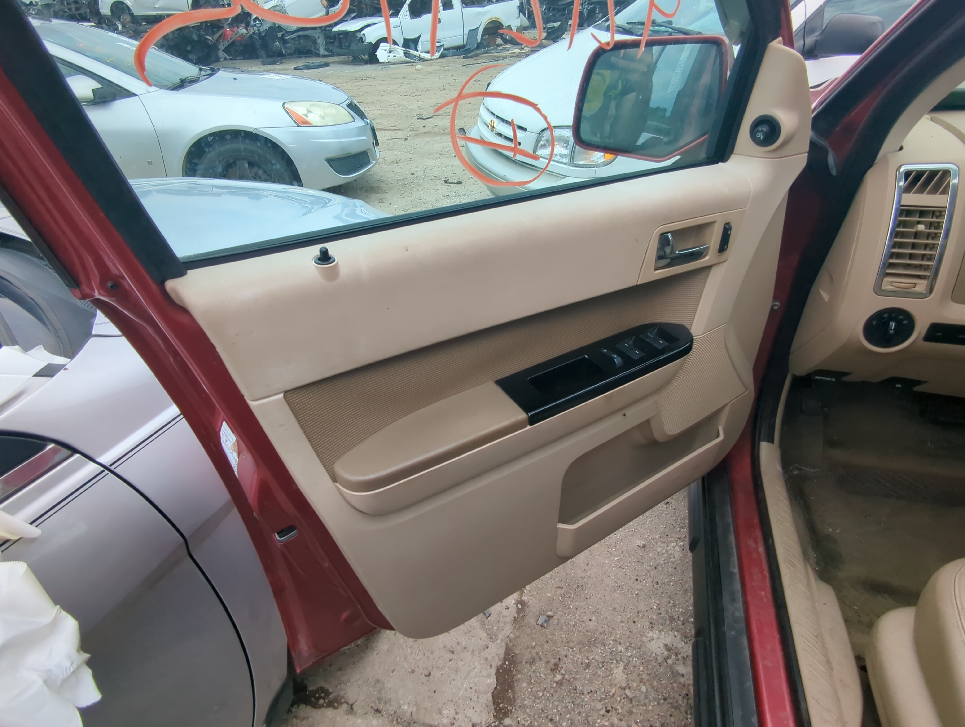 Picture of 2009 Ford Escape Front Left Driver Interior Door Panel Trim 1067796