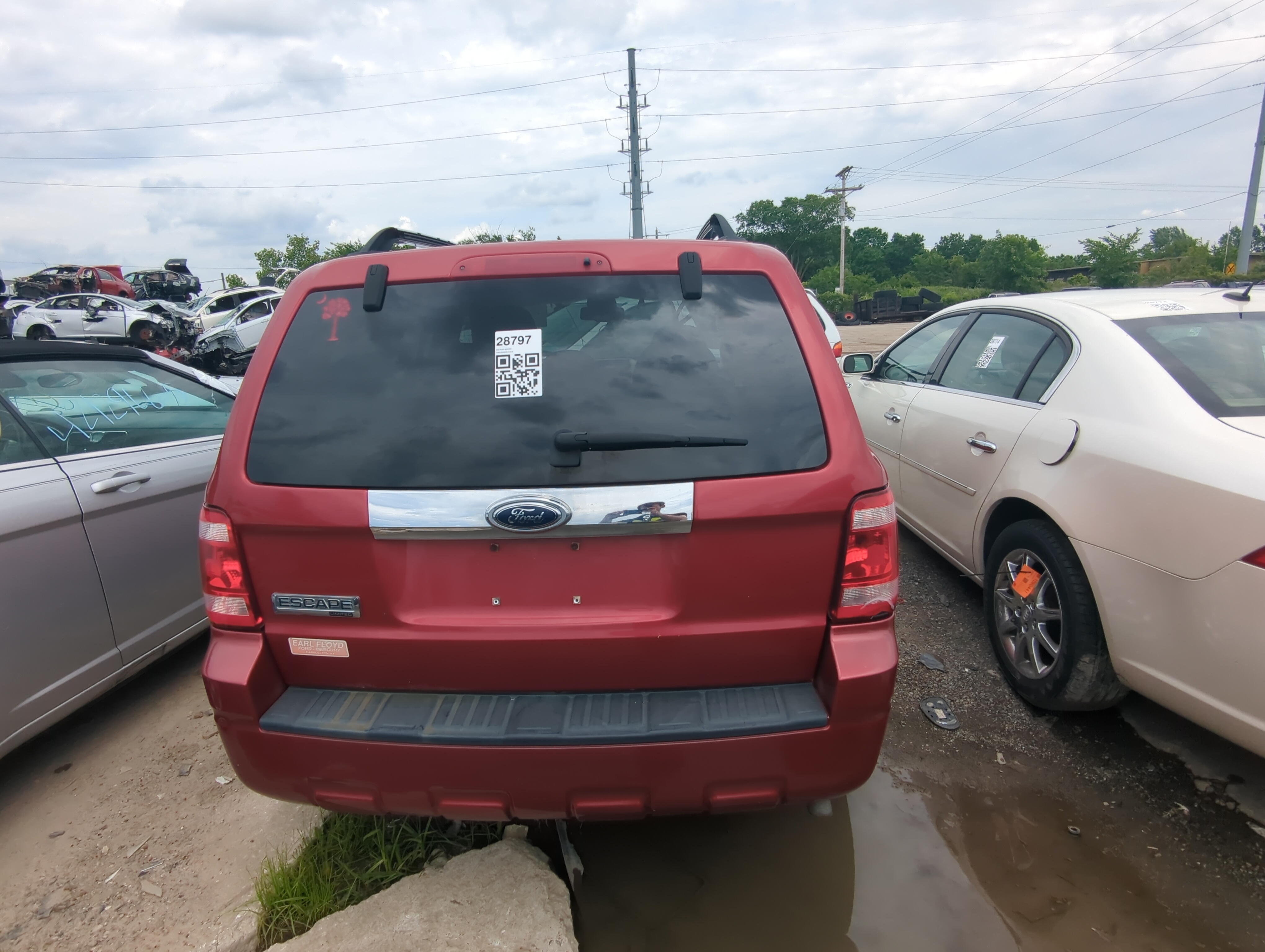 2008-2009 Ford Escape Trunk/decklid/hatch/tailgate Oem 1067899 - Oemusedautoparts1.com