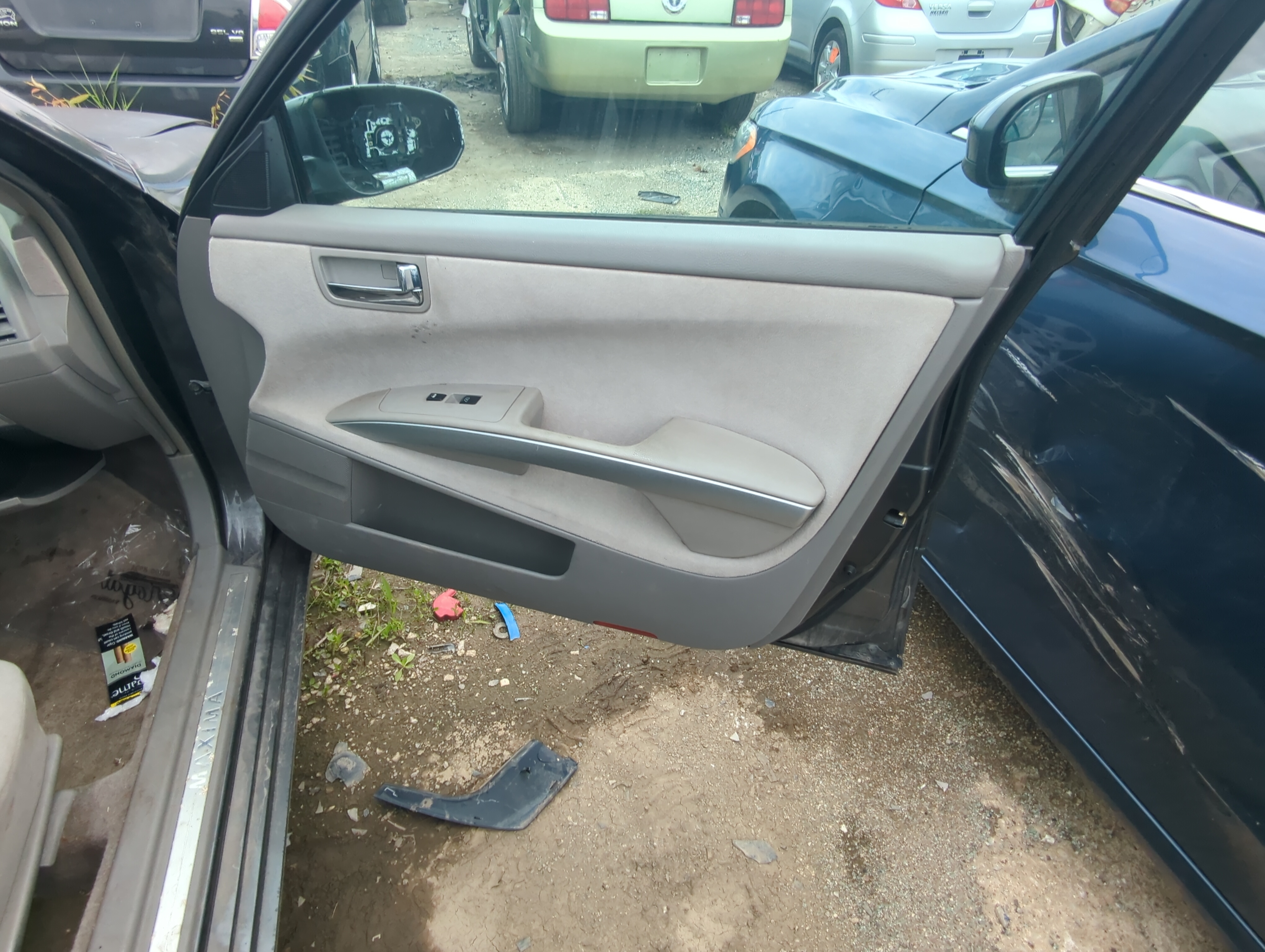 Picture of 2005 Nissan Maxima Front Right Passenger Interior Door Panel Trim 1068262