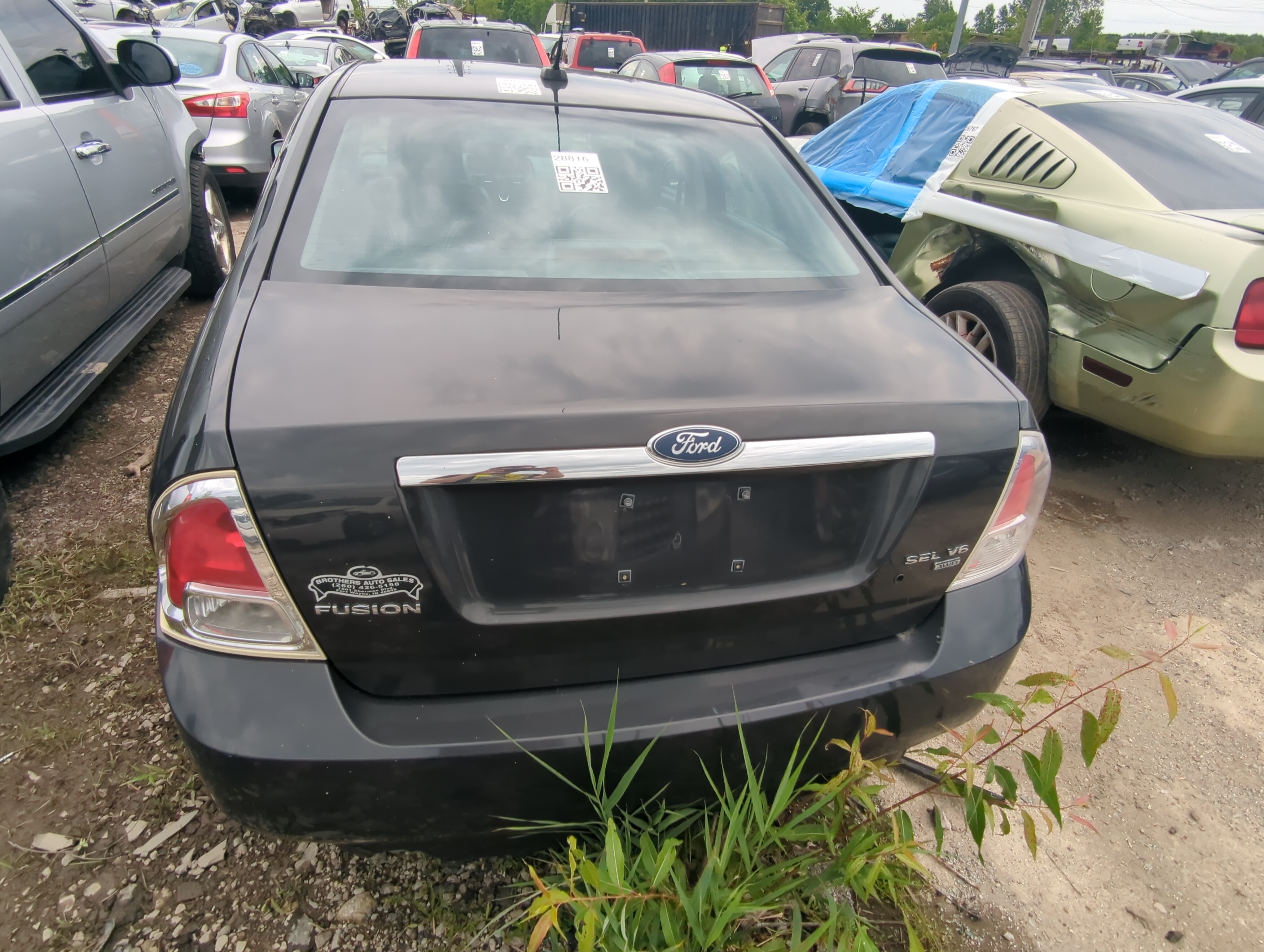 2006-2009 Ford Fusion Trunk/decklid/hatch/tailgate Oem 1068346 - Oemusedautoparts1.com