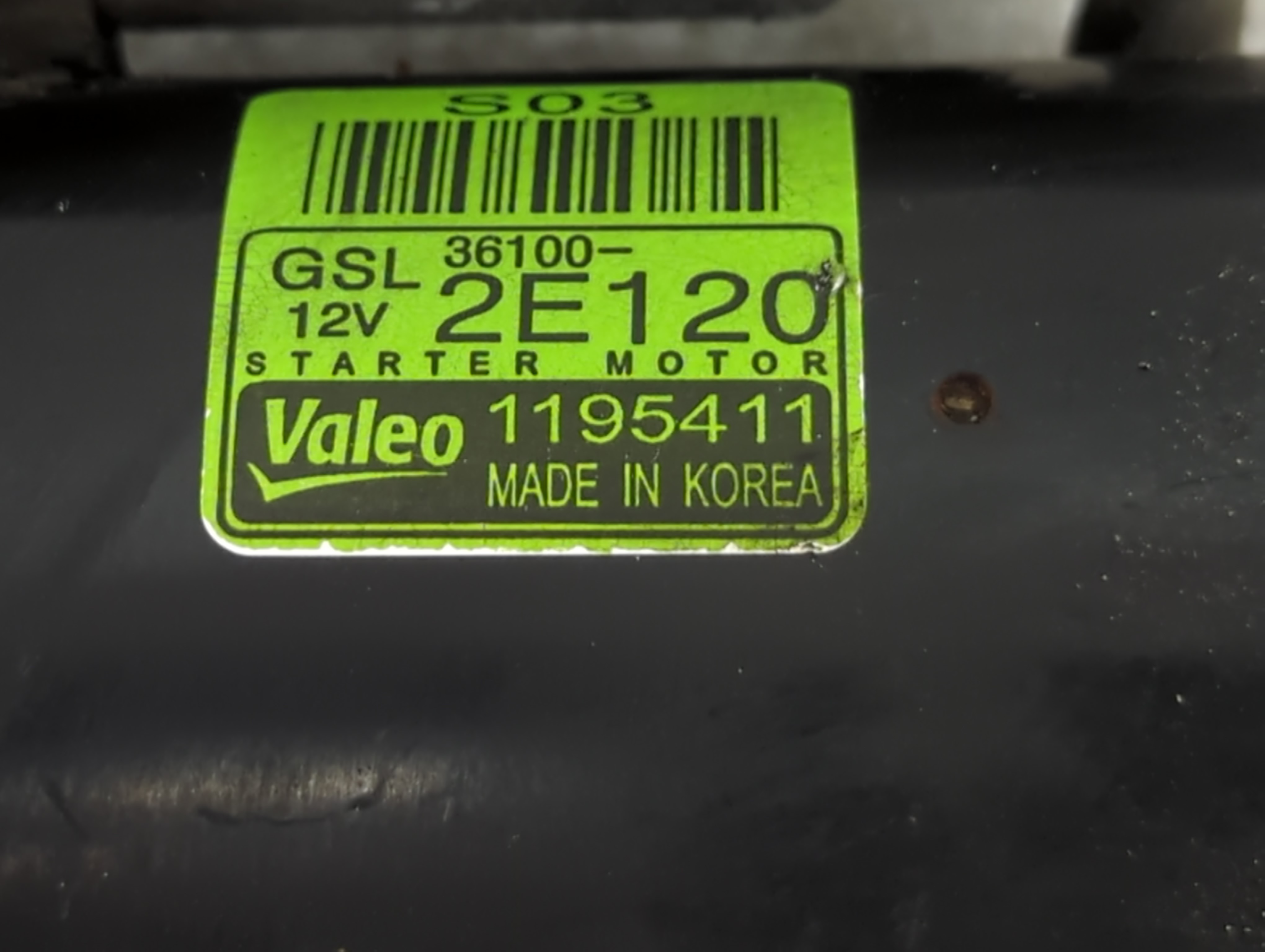 2013-2014 Hyundai Elantra Car Starter Motor Solenoid Oem 1069163 - Oemusedautoparts1.com
