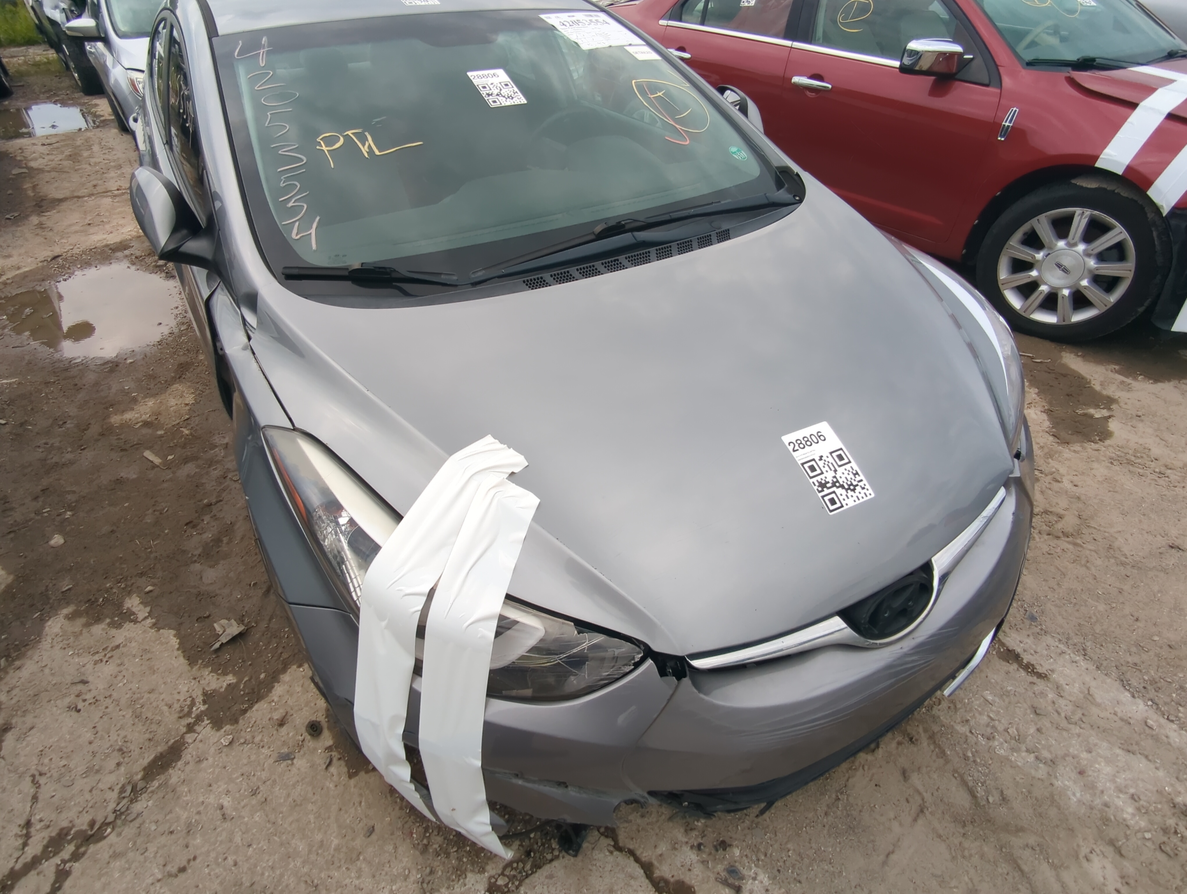 2011-2016 Hyundai Elantra Hood Oem 1069168 - Oemusedautoparts1.com