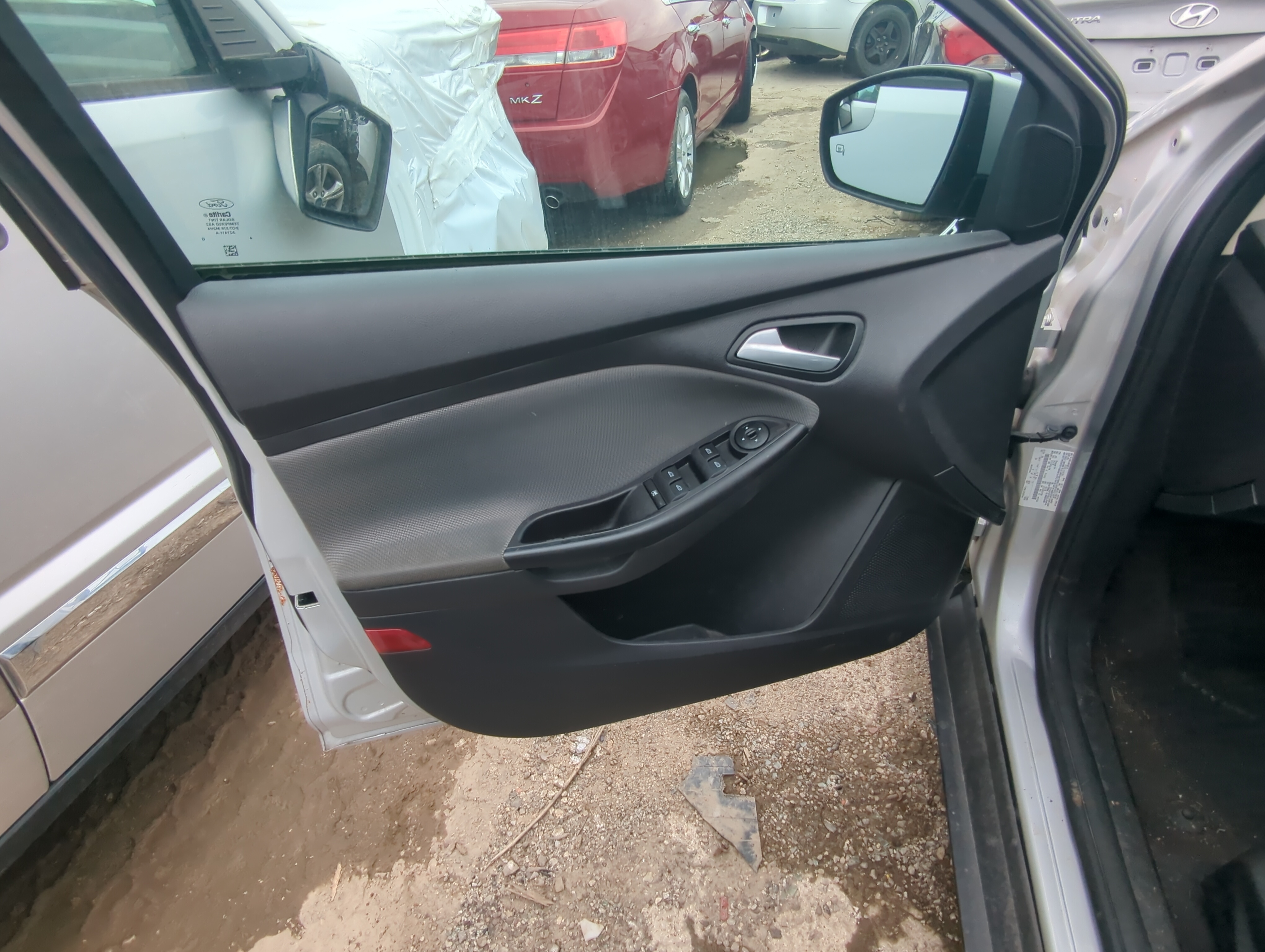 2014 Ford Focus Front Left Driver Interior Door Panel Trim 1069437 - Oemusedautoparts1.com