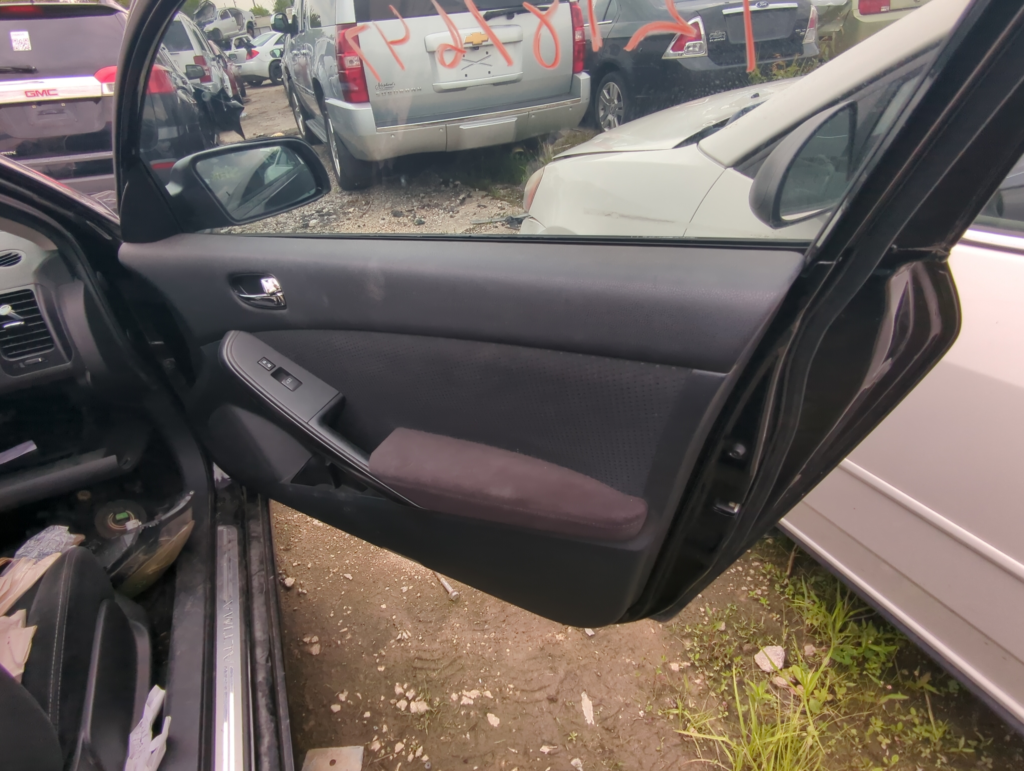 Picture of 2011 Nissan Altima Front Right Passenger Interior Door Panel Trim 1069769