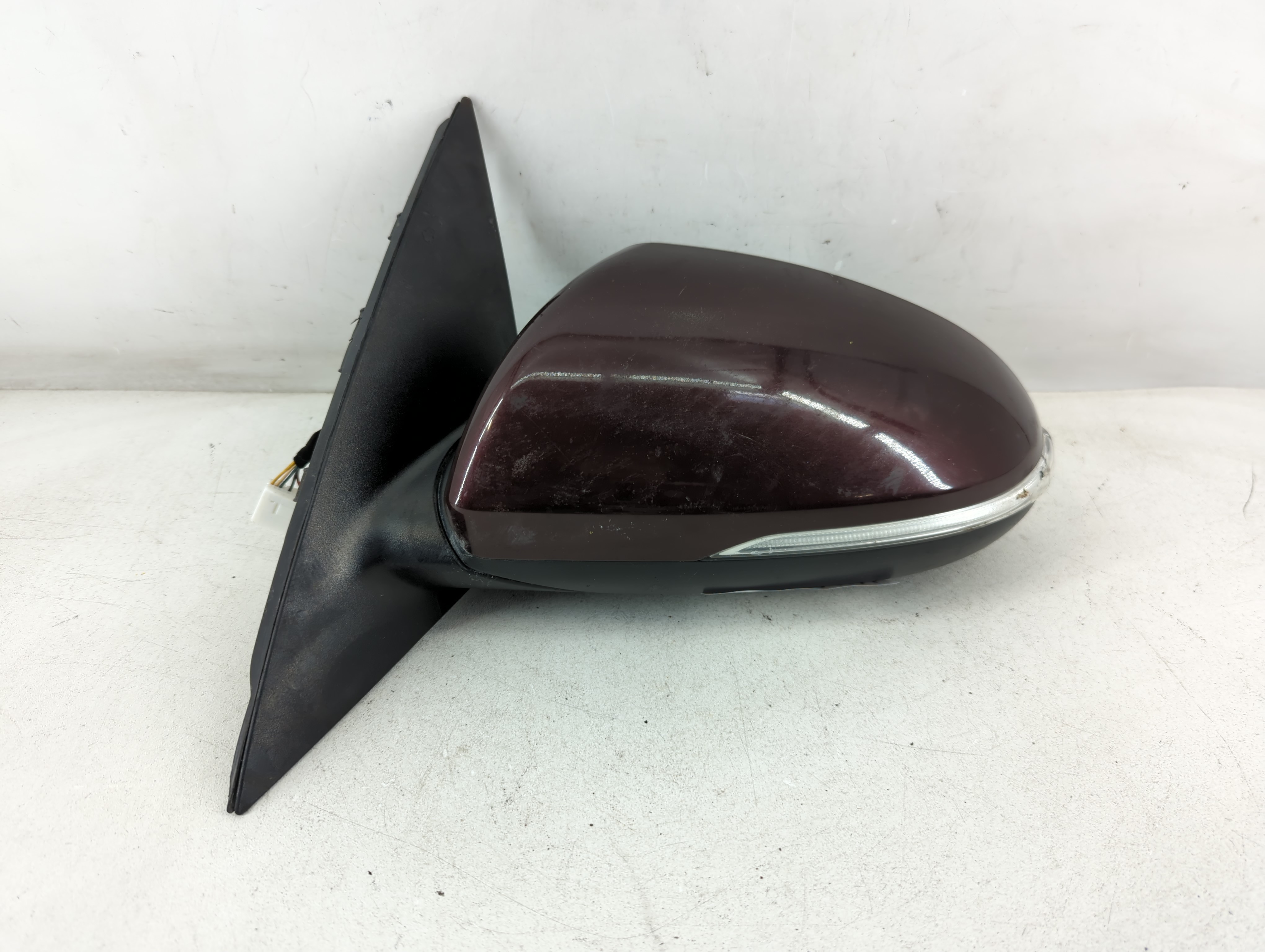 2016-2018 Kia Optima Driver Left Side View Power Door Mirror Red 1070127 - Oemusedautoparts1.com