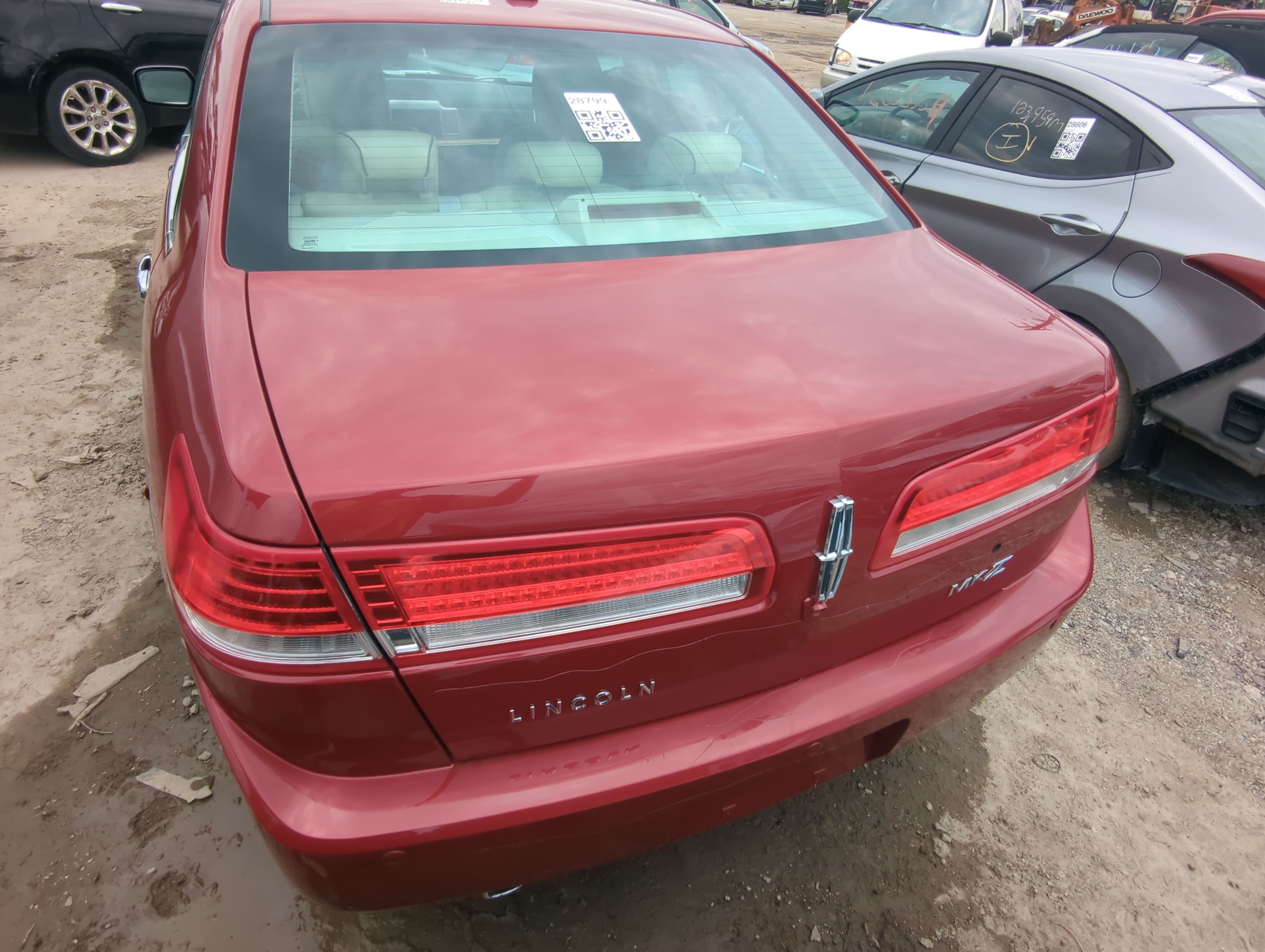 2010-2012 Lincoln Mkz Trunk/decklid/hatch/tailgate Oem 1070483 - Oemusedautoparts1.com