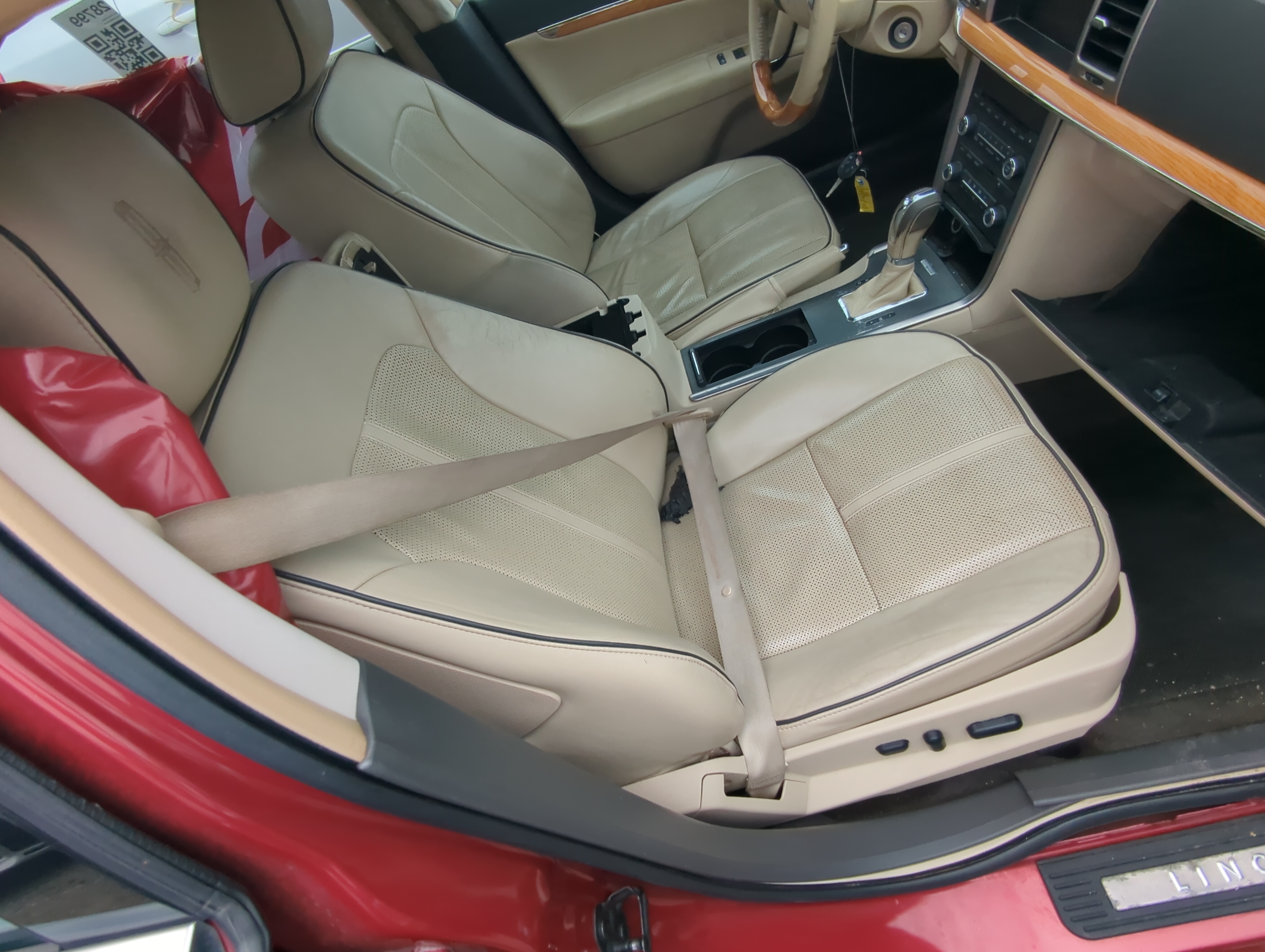 2010-2010 Lincoln Mkz Passenger Front Seat Oem Beige 1070634 - Oemusedautoparts1.com