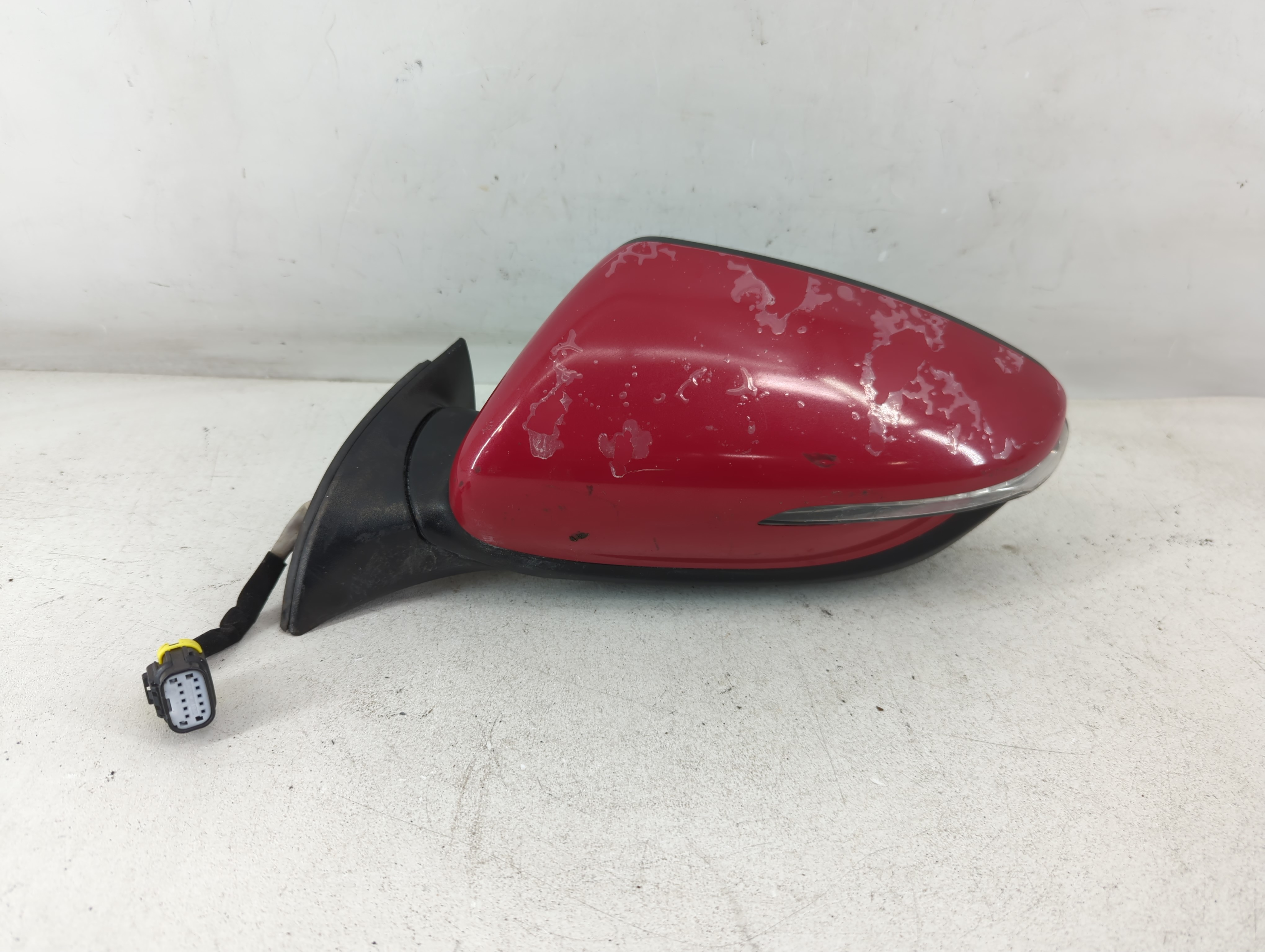 Picture of 2014-2016 Kia Forte Driver Left Side View Power Door Mirror Red 1071595