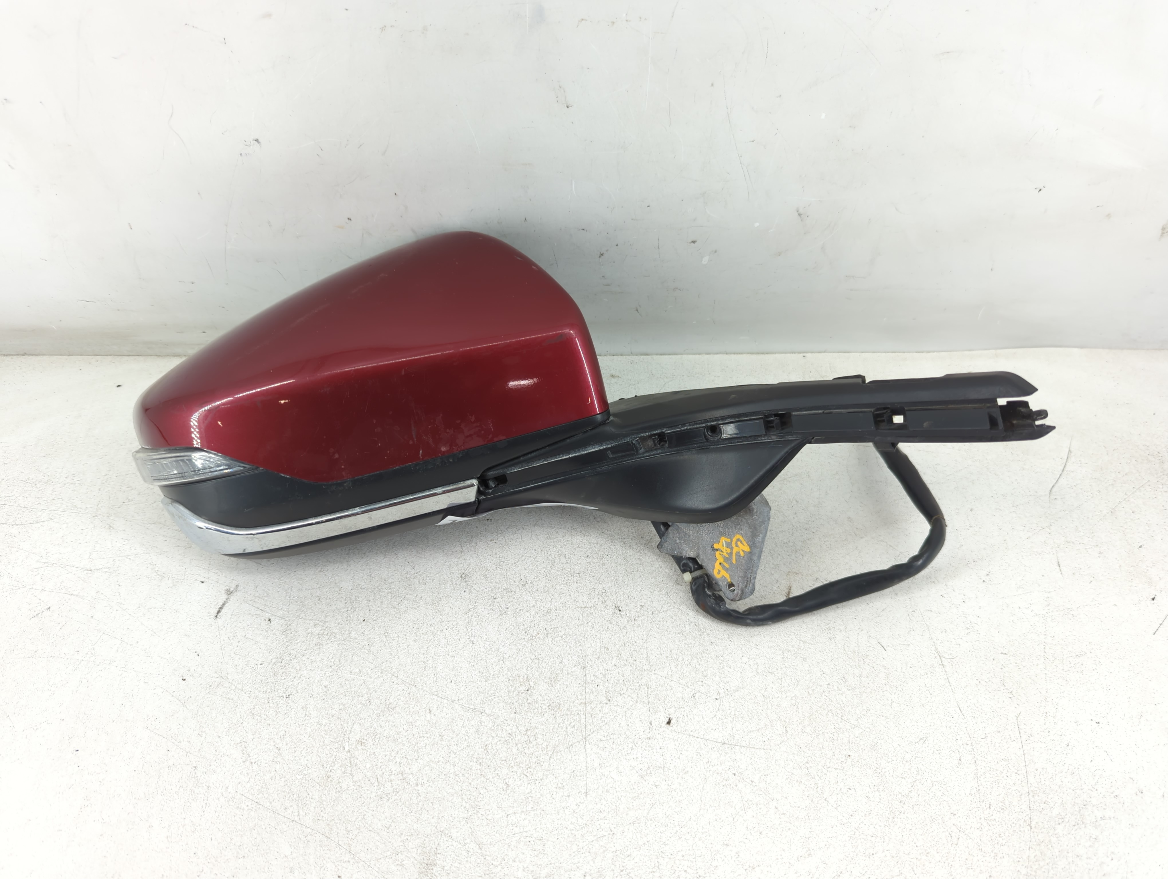 2020-2022 Subaru Legacy Passenger Right Side View Power Door Mirror Red 1071702 - Oemusedautoparts1.com