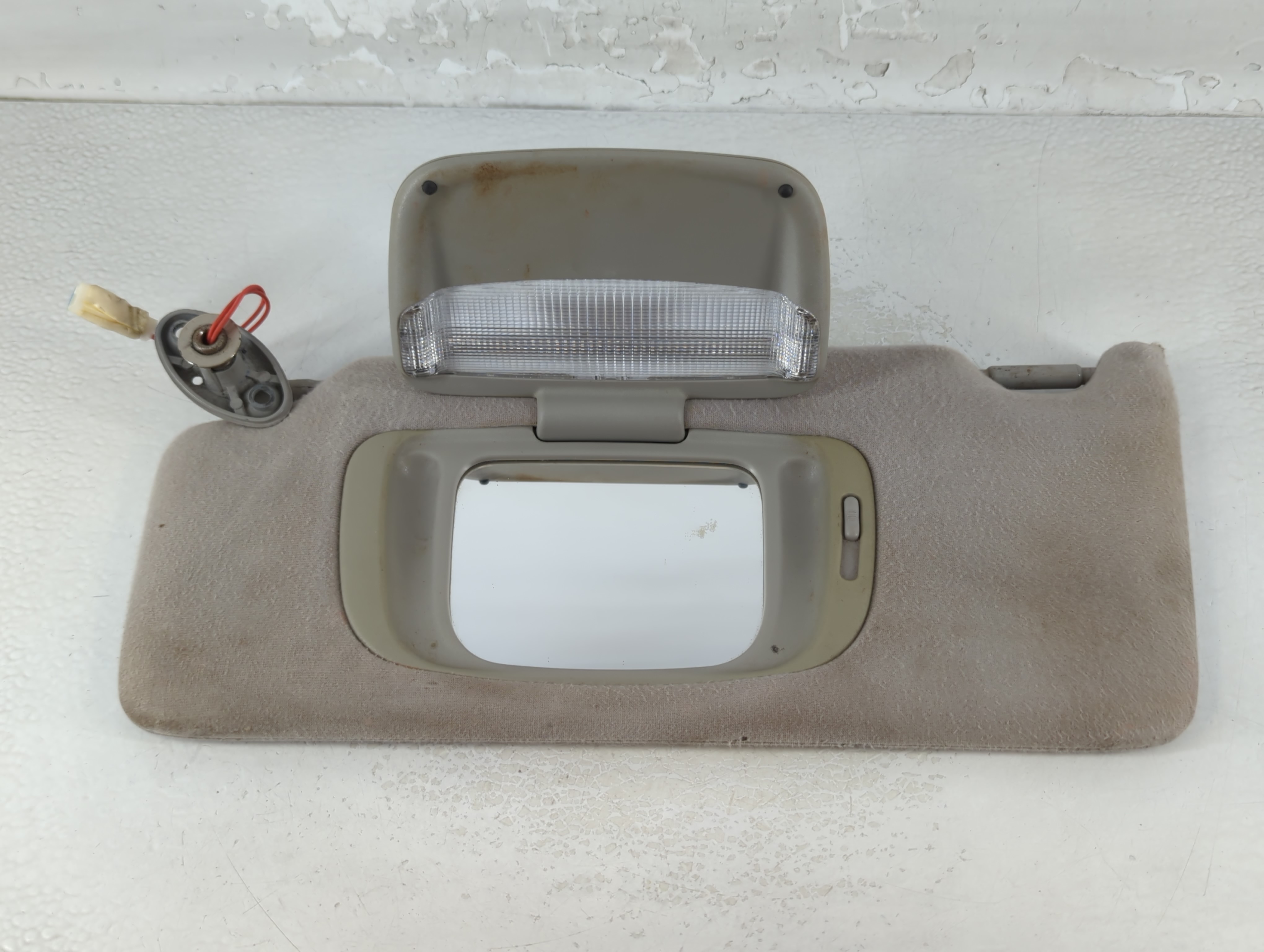 Lexus Rx300 Driver Sun Visor Mirror Left Sunvisor Grey 1071988 - Oemusedautoparts1.com