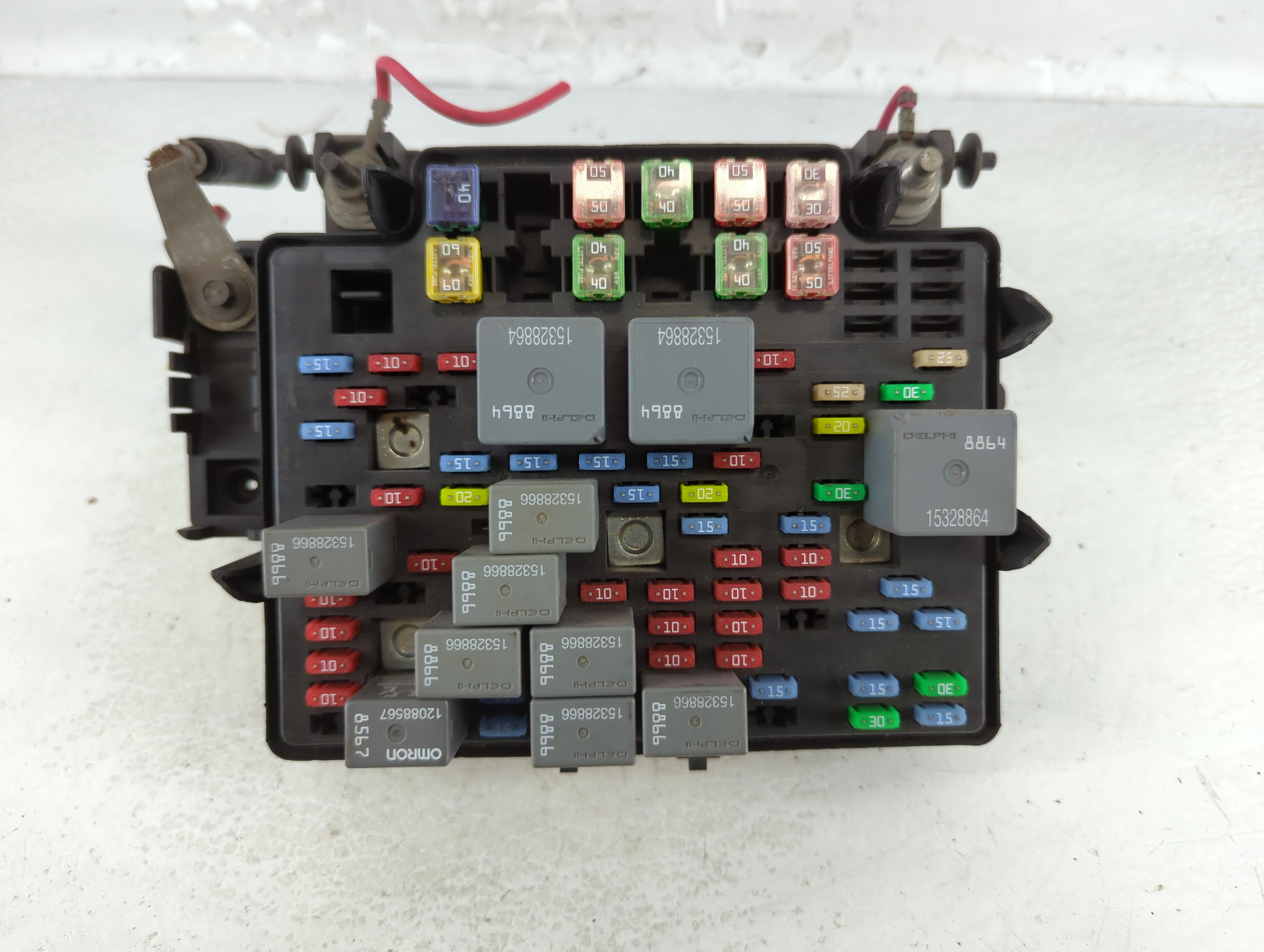 2006-2007 Chevrolet Silverado 1500 Fusebox Fuse Box Relay Module 1072203 - Oemusedautoparts1.com