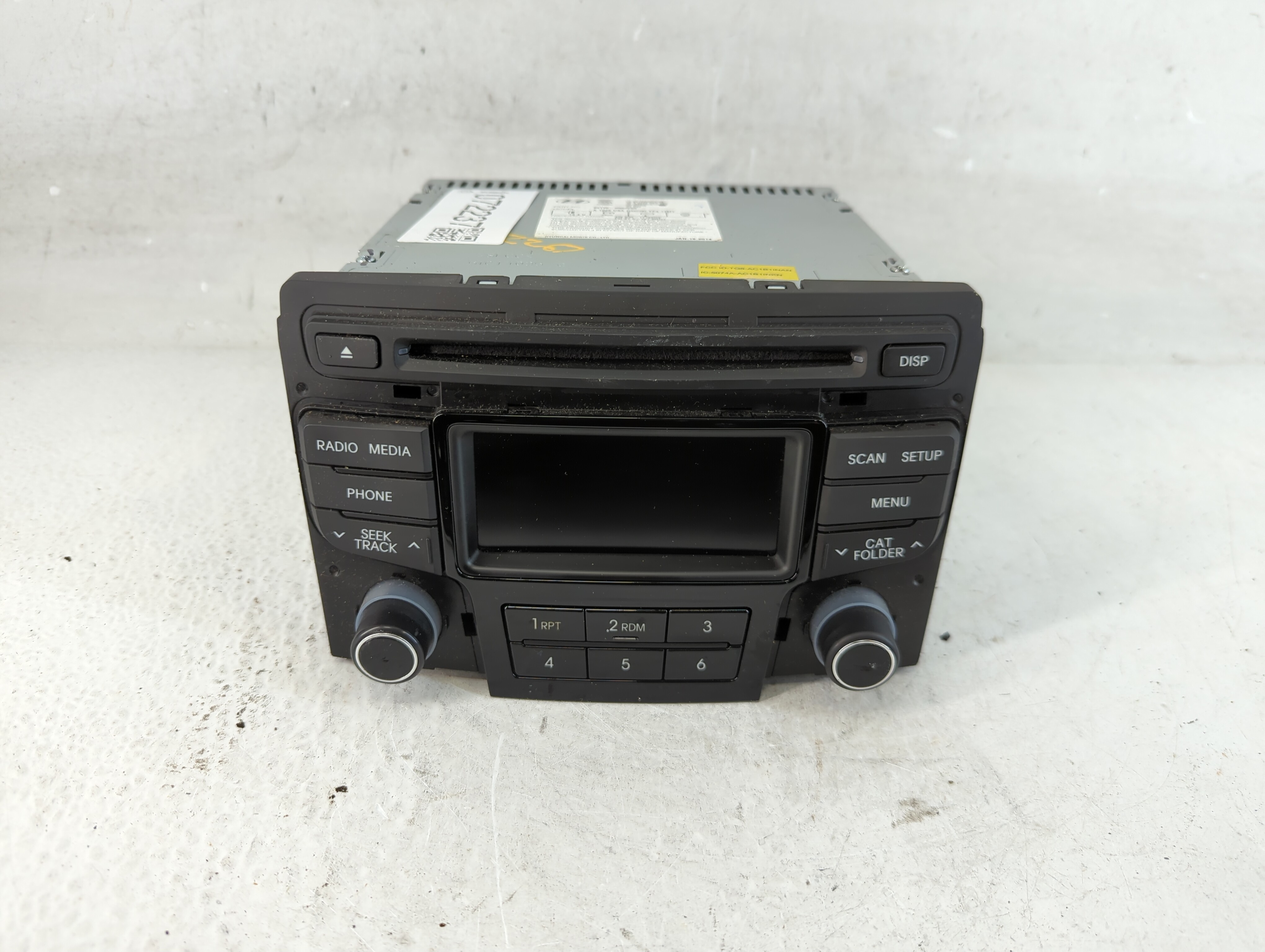 Picture of 2014-2015 Hyundai Sonata Am Fm Cd Player Radio Receiver 1072237