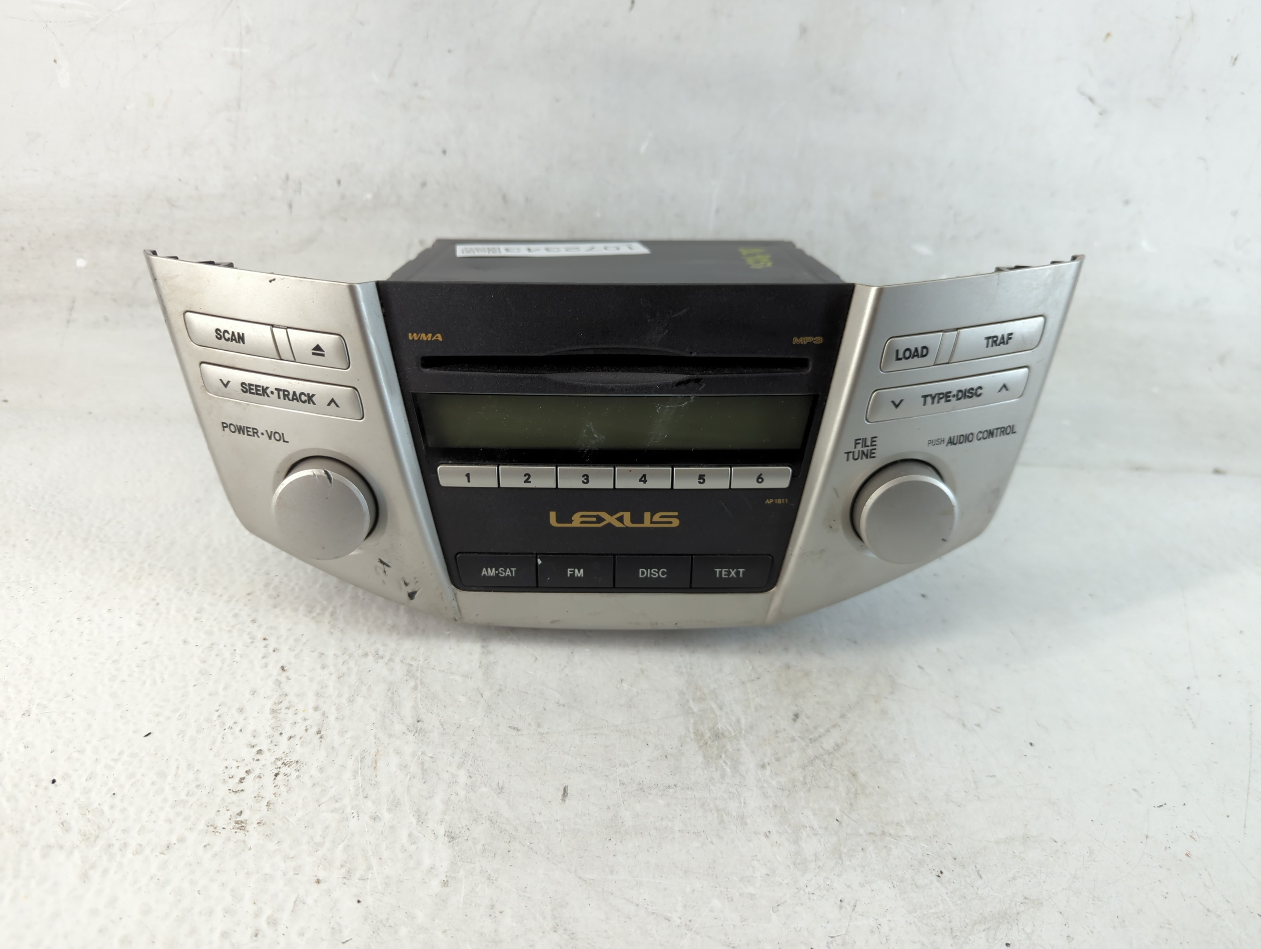 2007-2009 Lexus Rx350 Am Fm Cd Player Radio Receiver 1072343 - Oemusedautoparts1.com