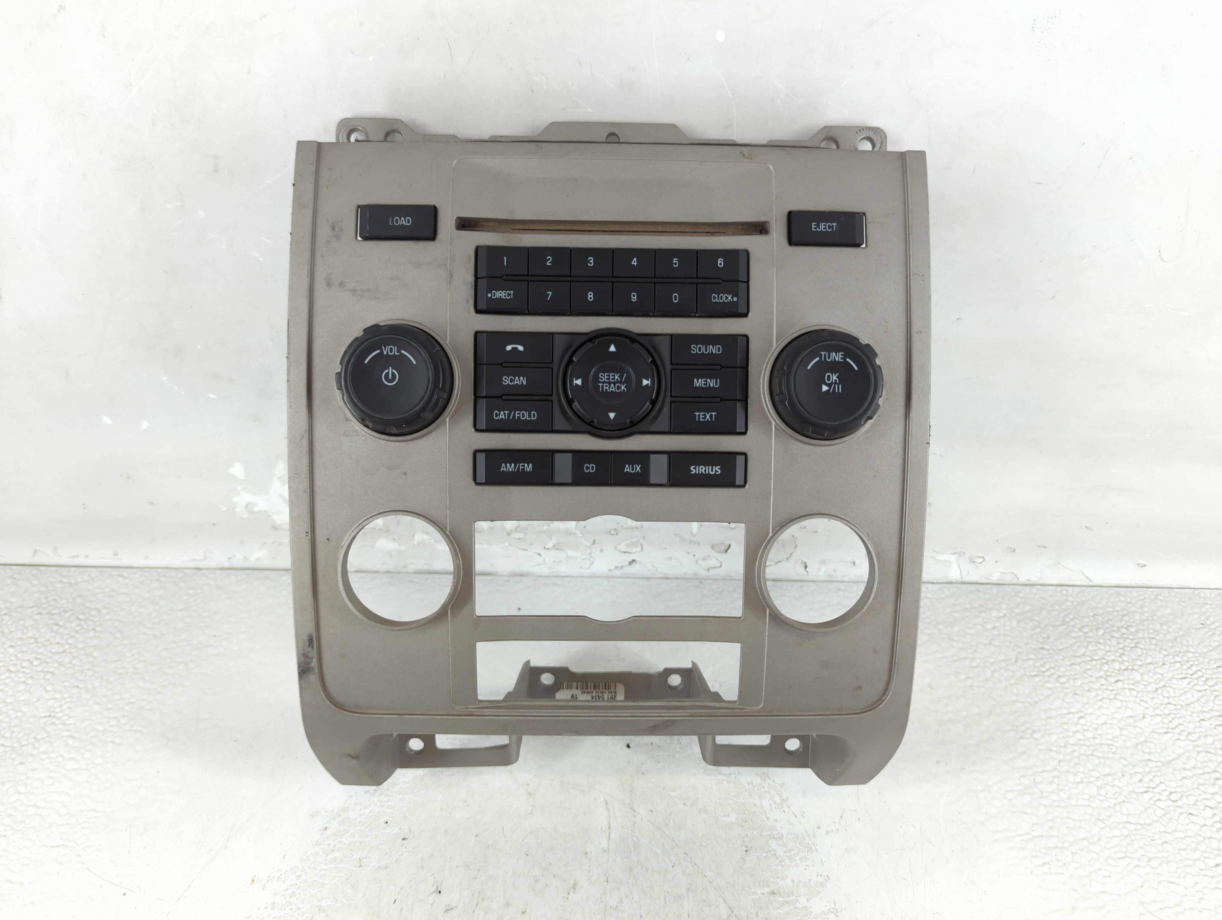 2011-2012 Ford Fusion Am Fm Cd Player Radio Receiver 1073584 - Oemusedautoparts1.com