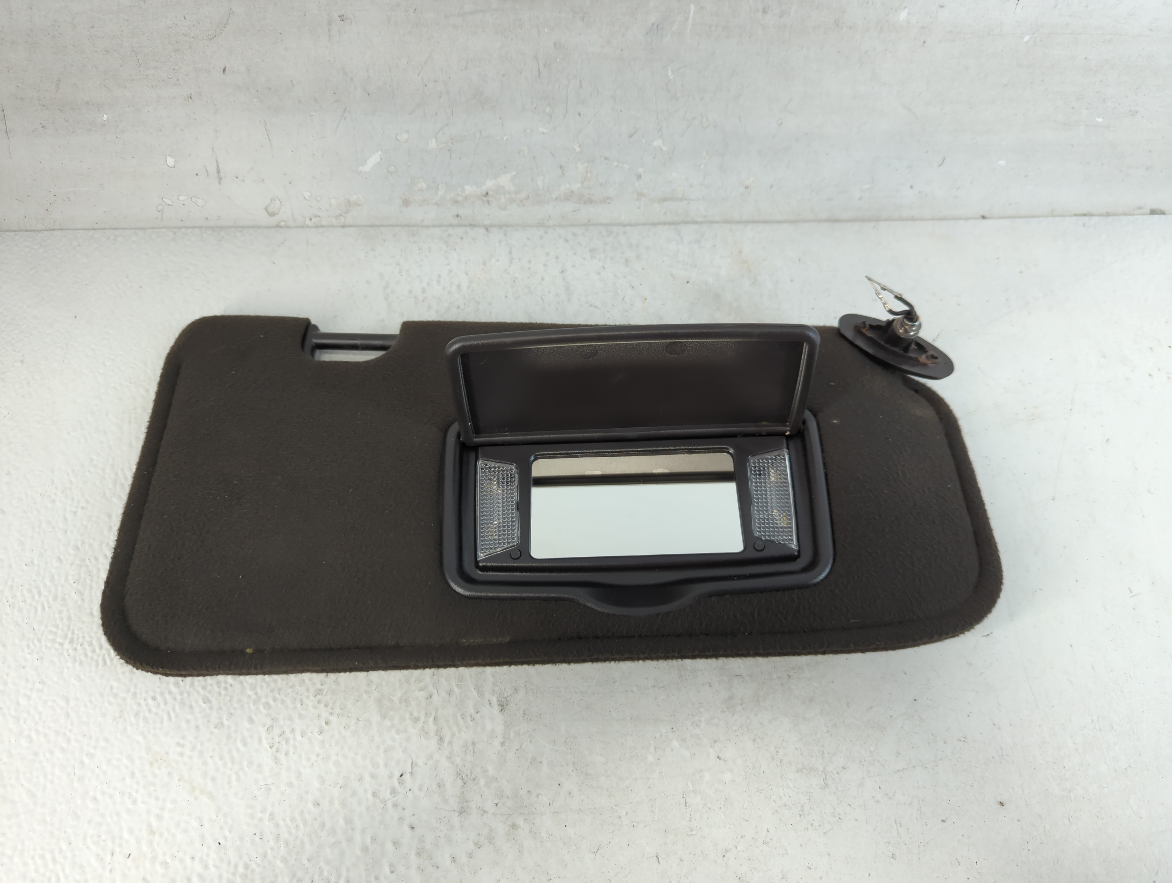 2014-2019 Jaguar Xj Passenger Sun Visor Mirror Right Sunvisor Black 1073621 - Oemusedautoparts1.com