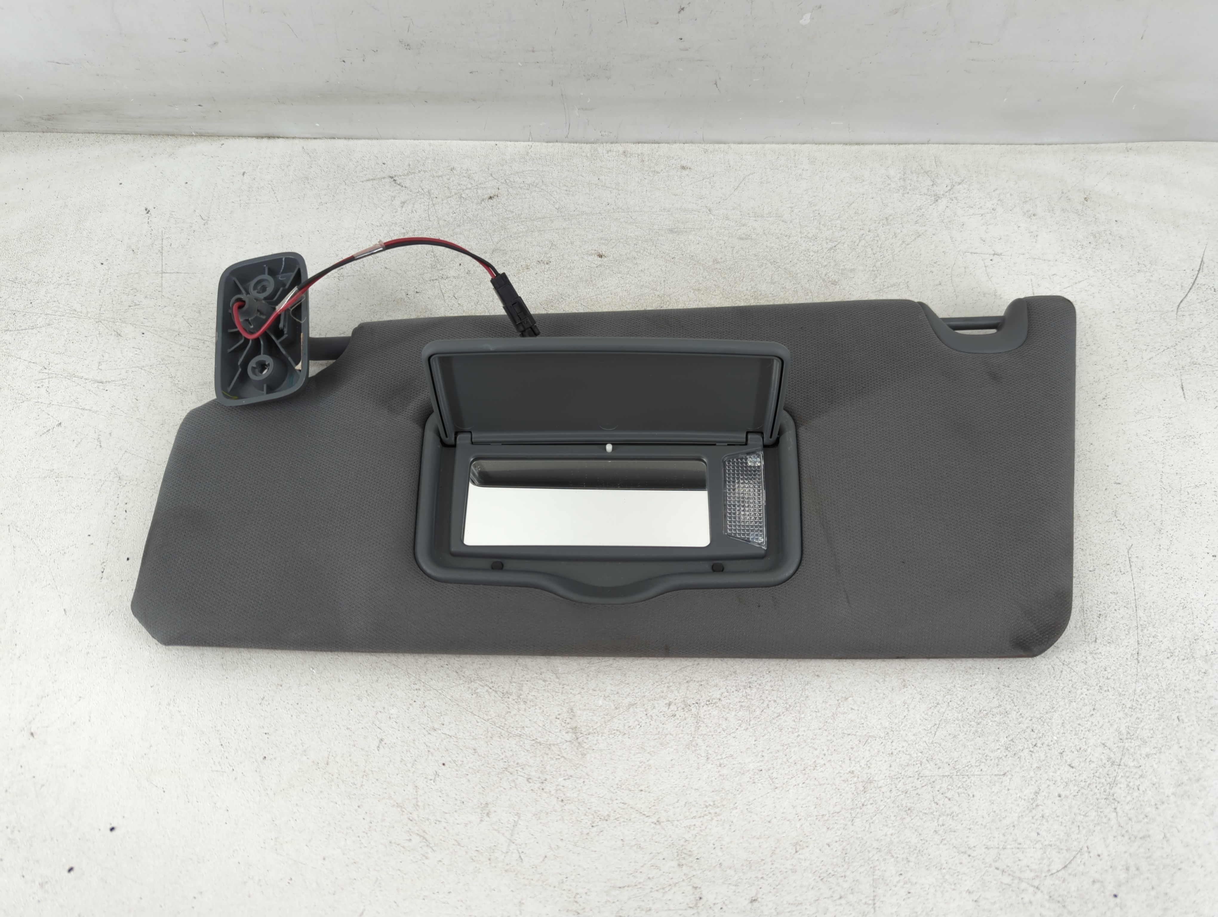2010-2014 Ford F-150 Driver Sun Visor Mirror Left Sunvisor Dark Gray 1073833 - Oemusedautoparts1.com