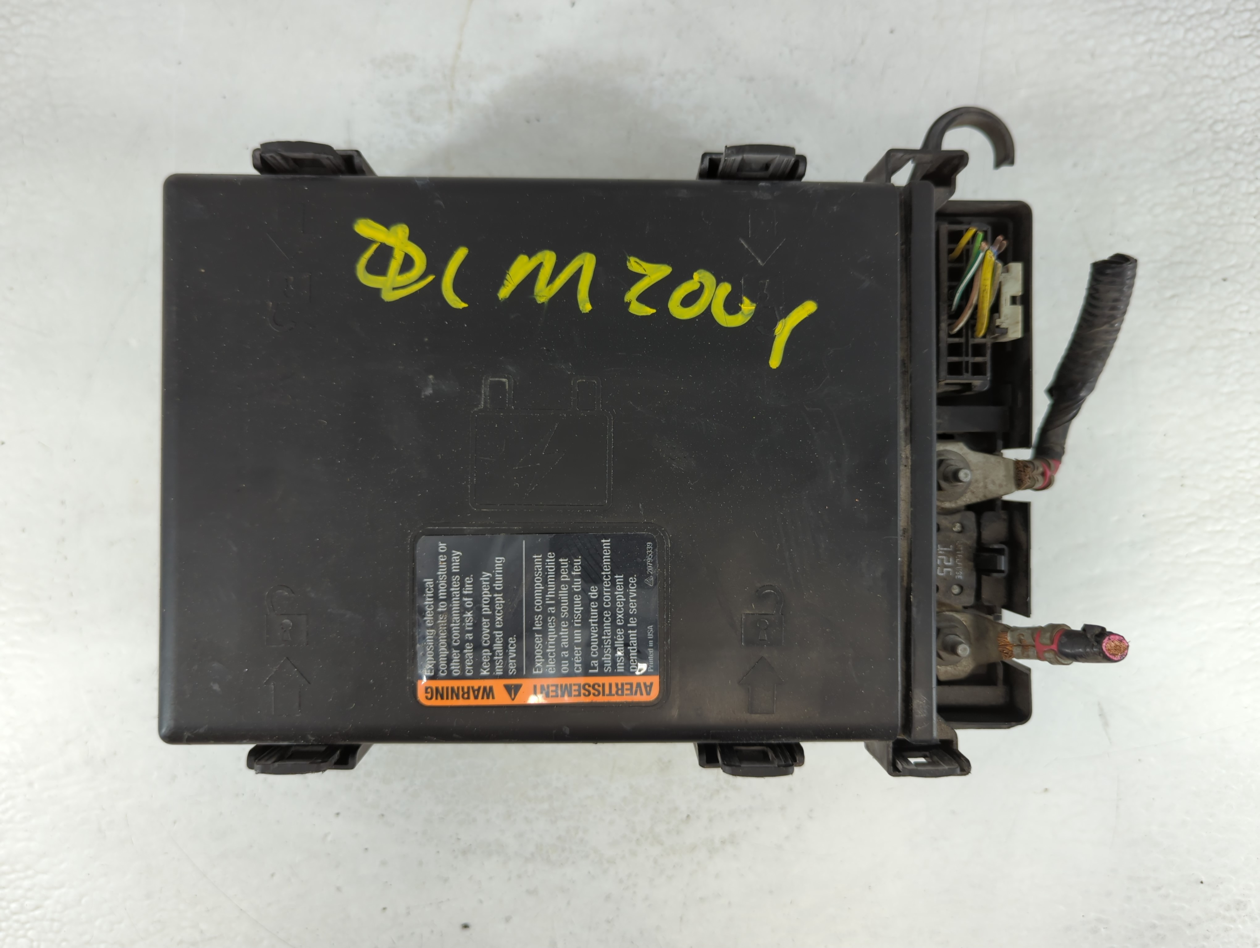 2018-2020 Chevrolet Express 2500 Fusebox Fuse Box Relay Module 84184428 1073951 - Oemusedautoparts1.com