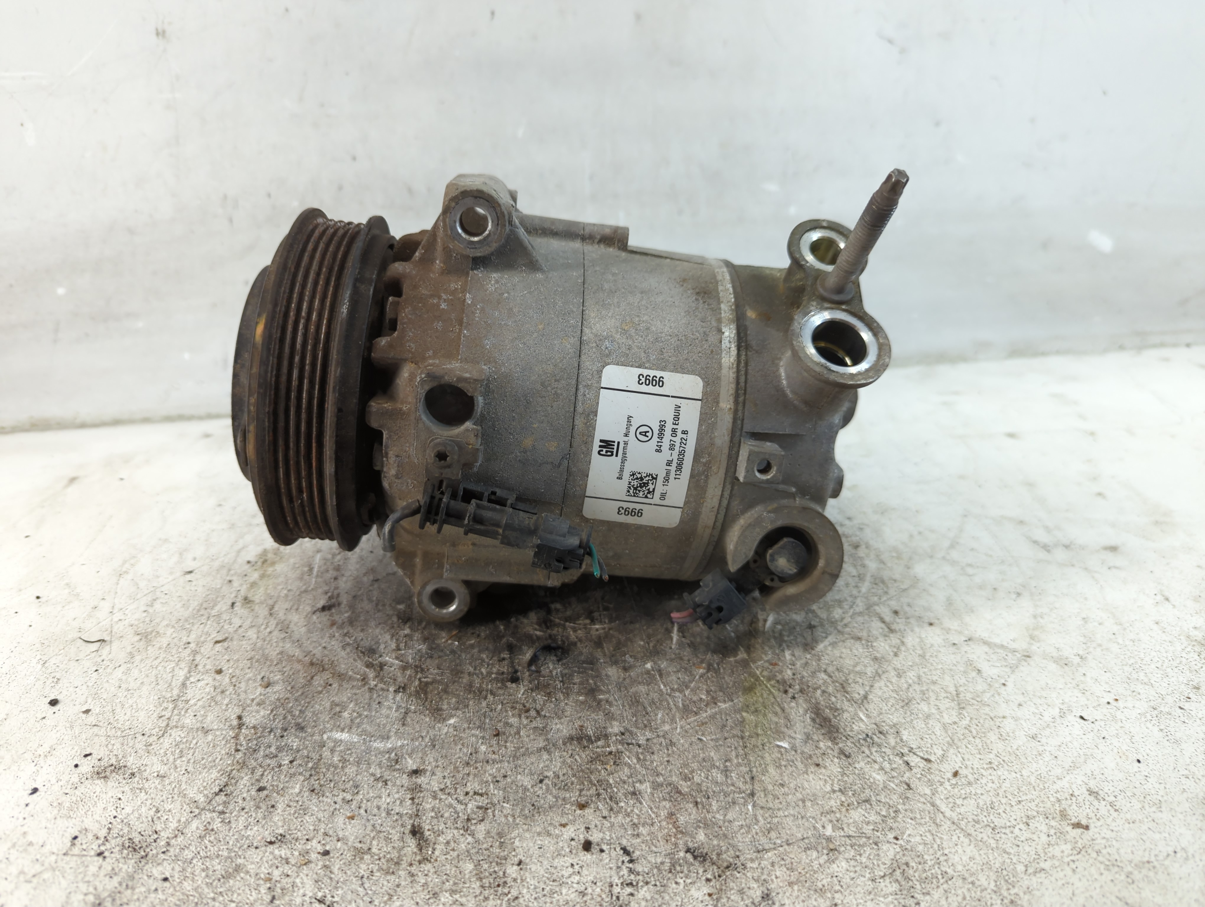 2015-2017 Chevrolet Equinox Air Conditioning A/c Ac Compressor Oem 1073954 - Oemusedautoparts1.com