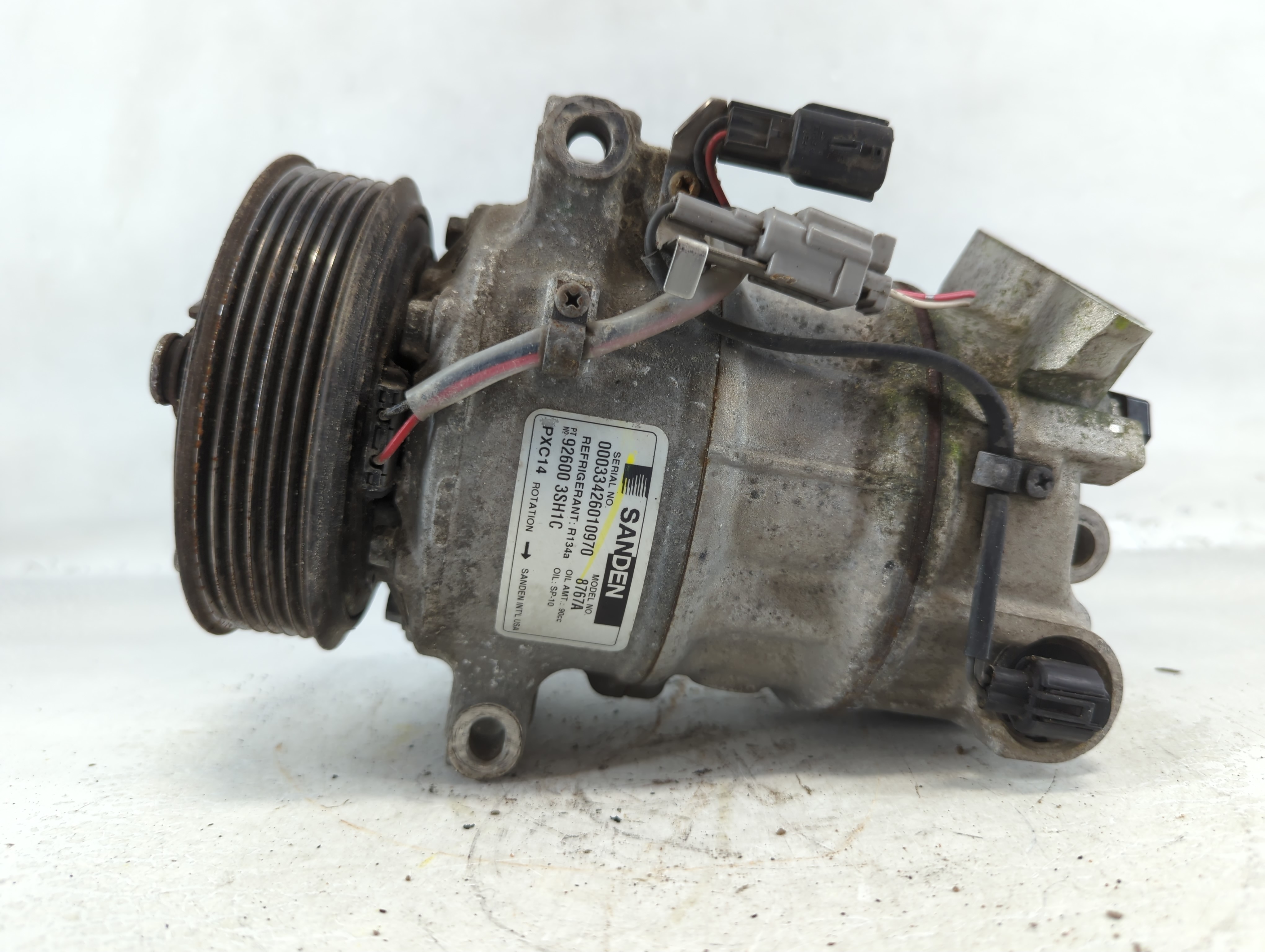 2013-2019 Nissan Sentra Air Conditioning A/c Ac Compressor Oem 1074167 - Oemusedautoparts1.com