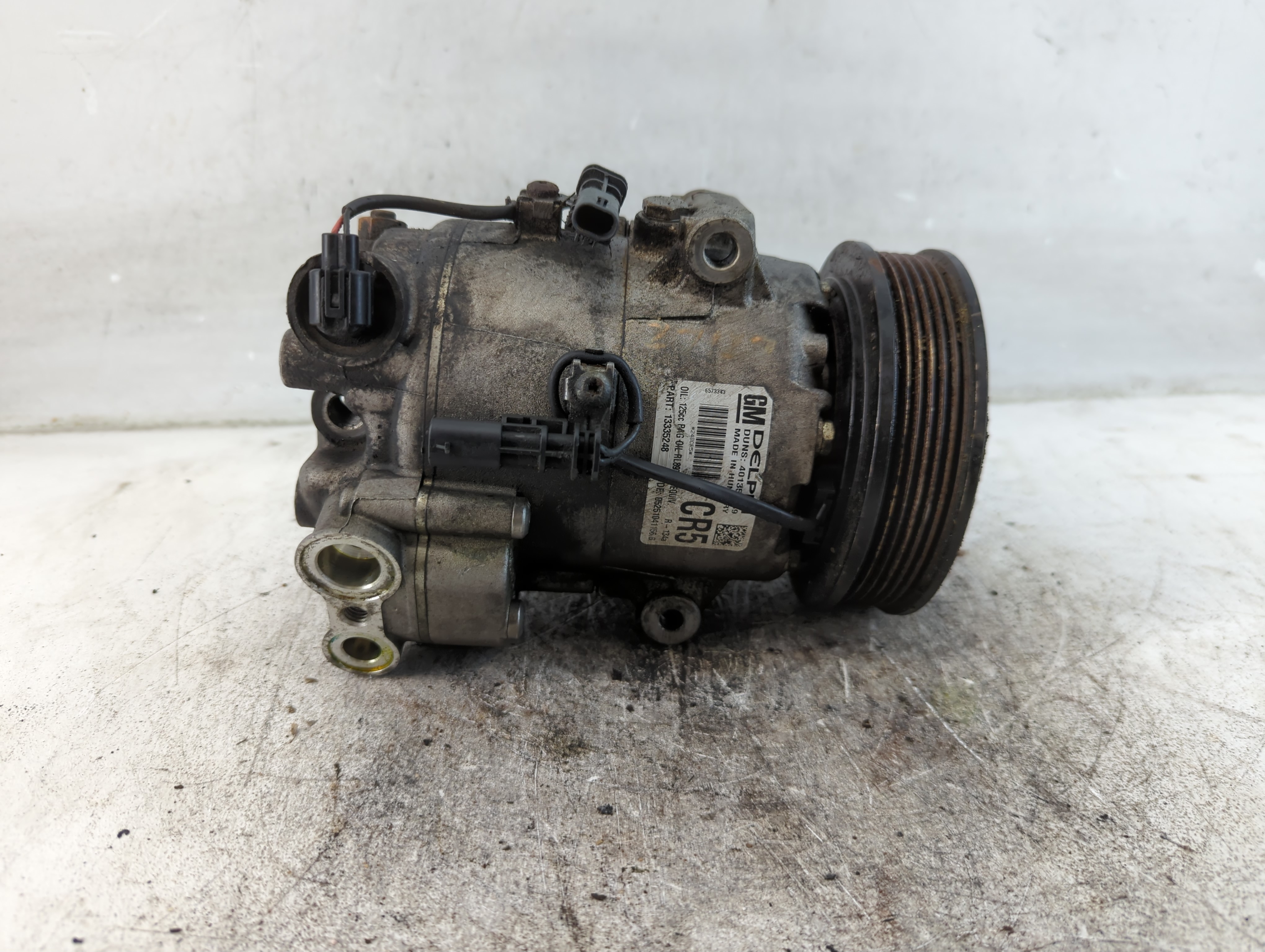 2011-2011 Chevrolet Cruze Air Conditioning A/c Ac Compressor Oem 1074299 - Oemusedautoparts1.com