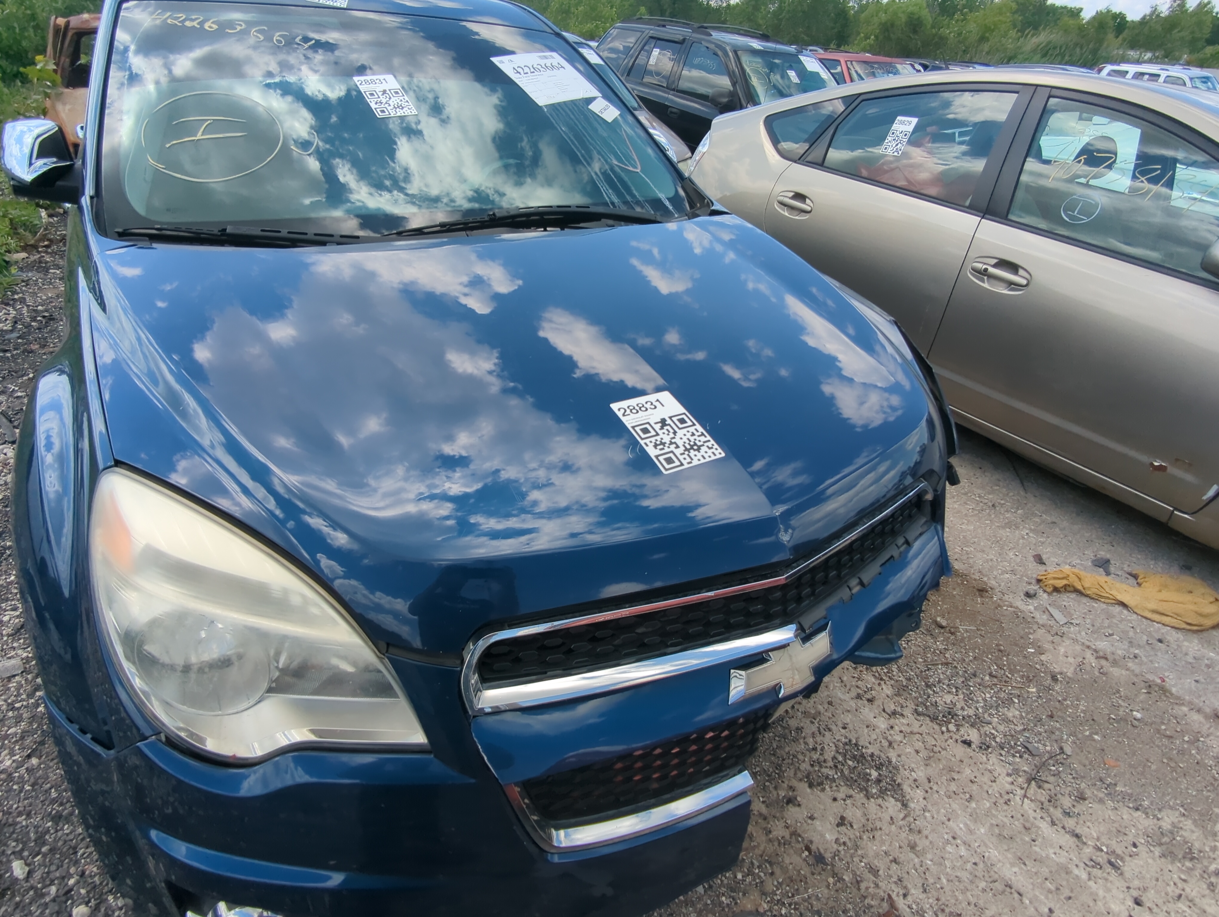 2010-2017 Chevrolet Equinox Hood Oem 1075832 - Oemusedautoparts1.com