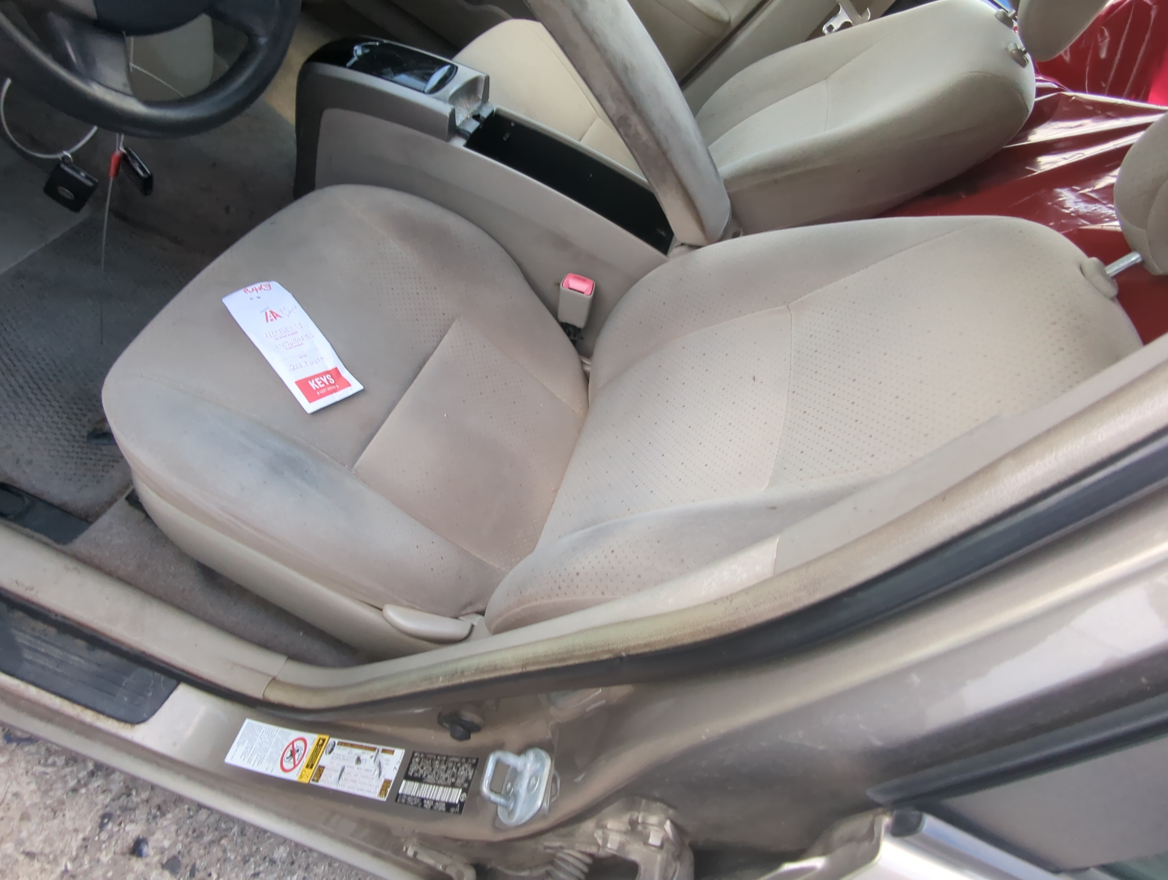Picture of 2006-2009 Toyota Prius Driver Front Seat Oem 1076043
