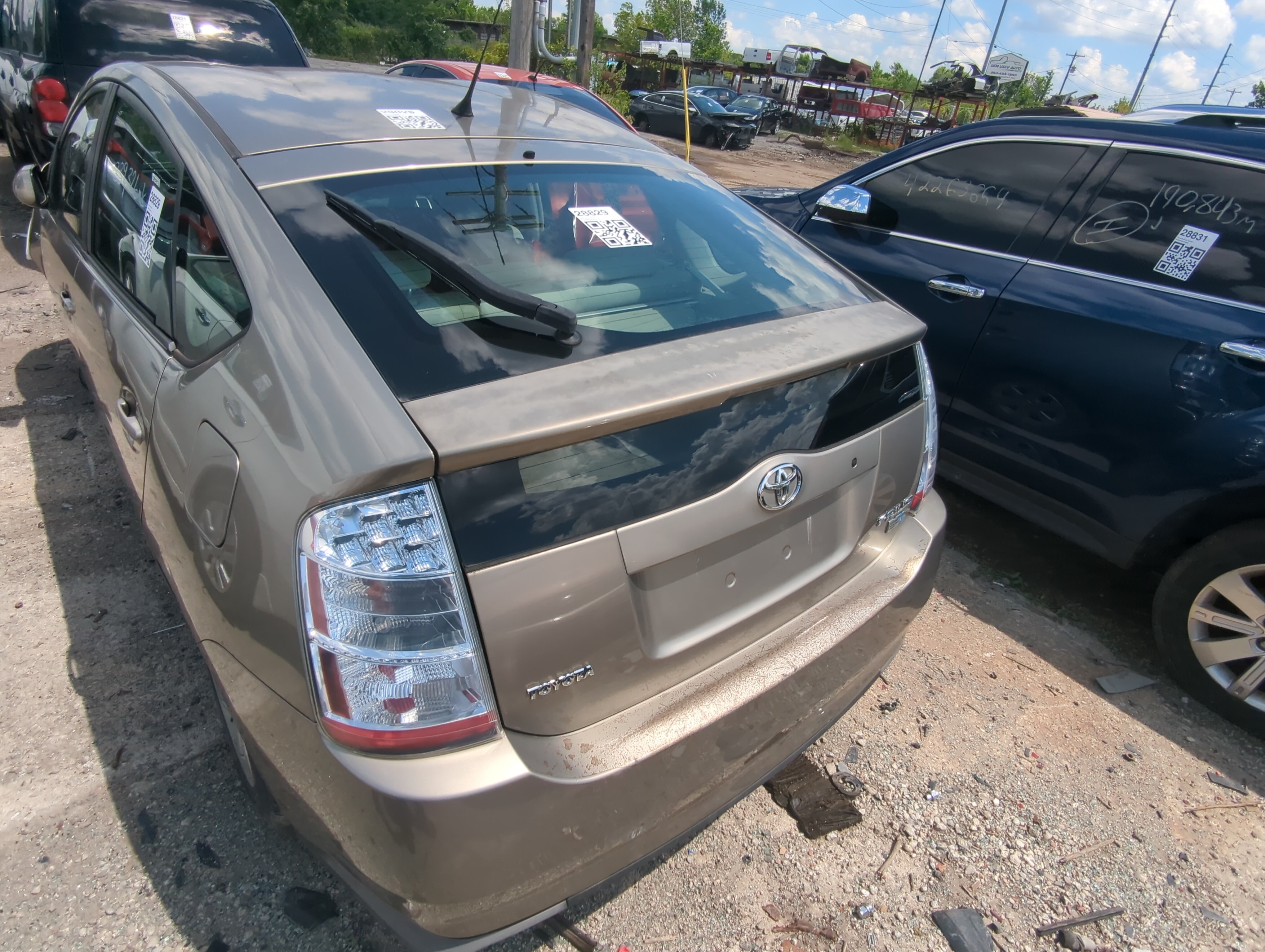 2006-2009 Toyota Prius Trunk/decklid/hatch/tailgate Oem 1076122 - Oemusedautoparts1.com