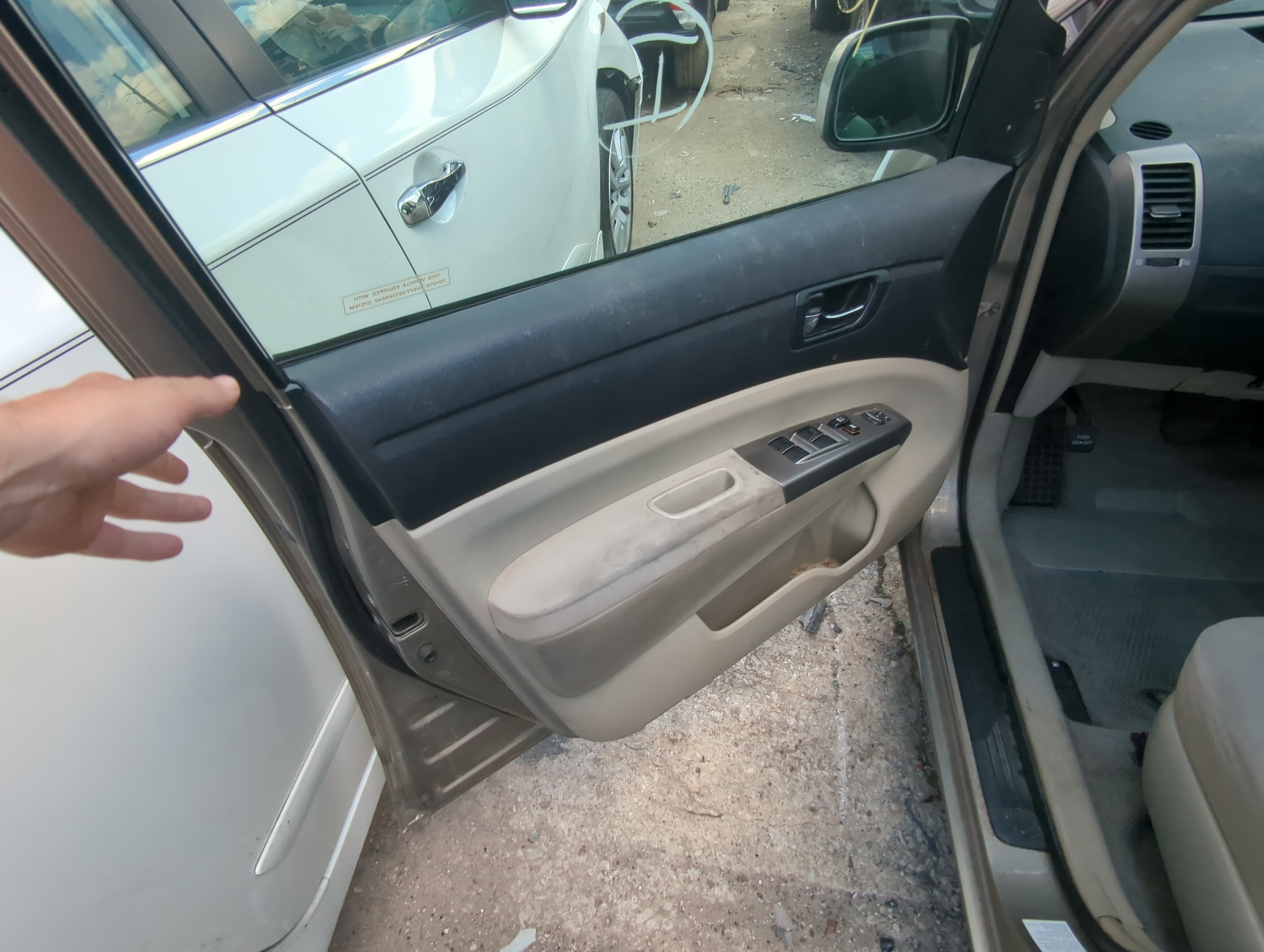 Picture of 2008 Toyota Prius Front Left Driver Interior Door Panel Trim 1076158