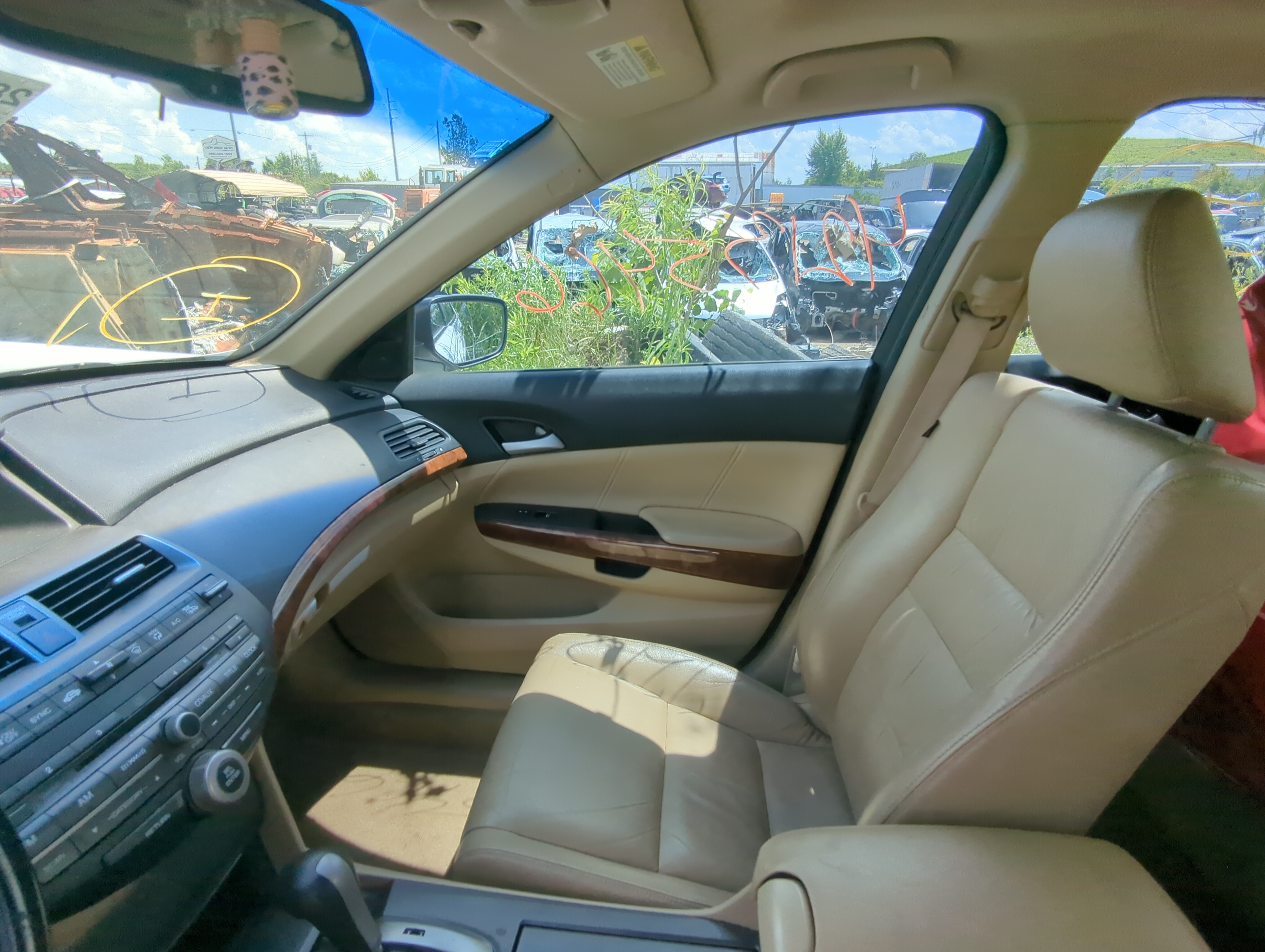 Picture of 2012 Honda Accord Front Right Passenger Interior Door Panel Trim 1076486