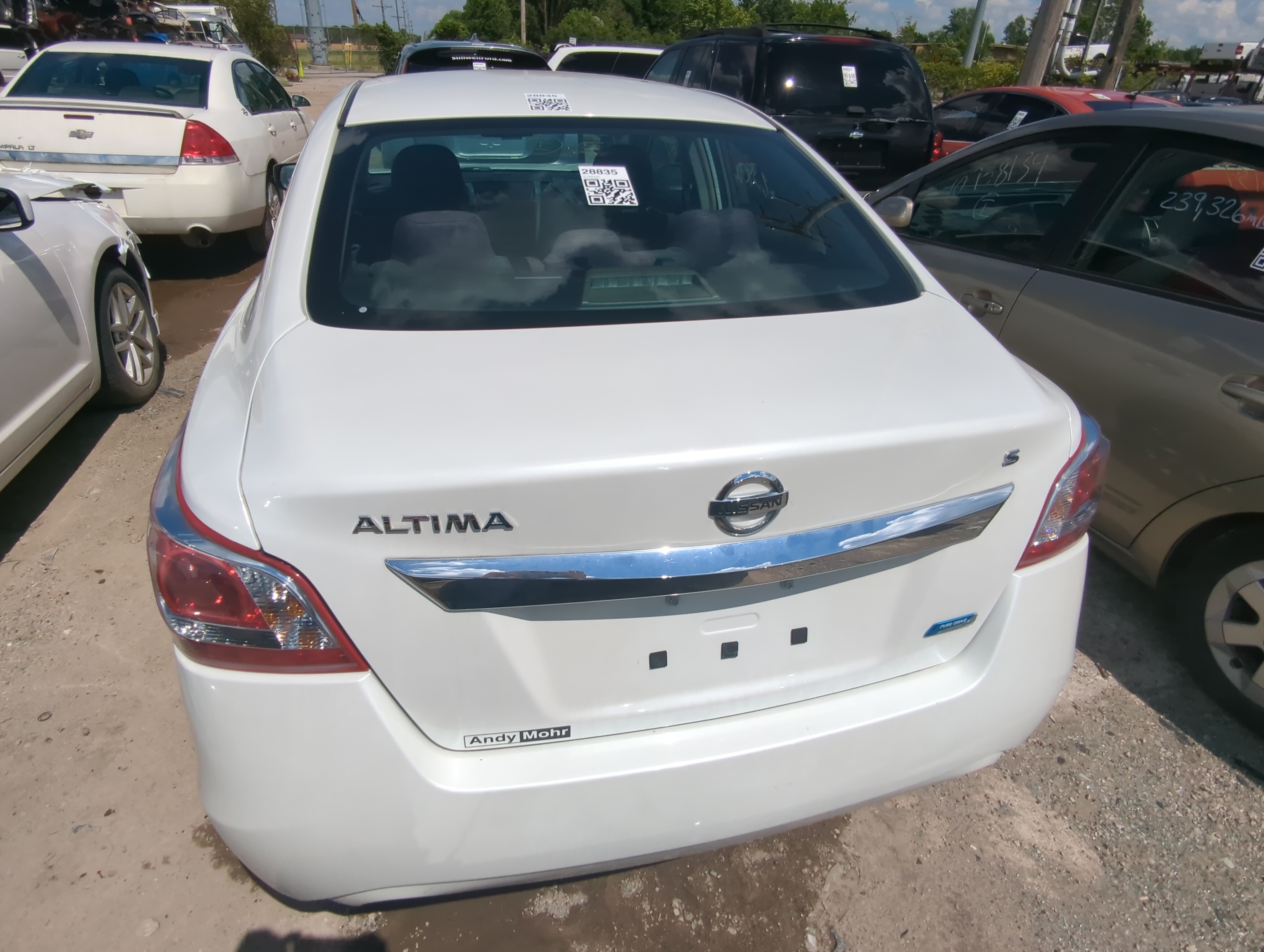 2013-2015 Nissan Altima Trunk/decklid/hatch/tailgate Oem 1077124 - Oemusedautoparts1.com
