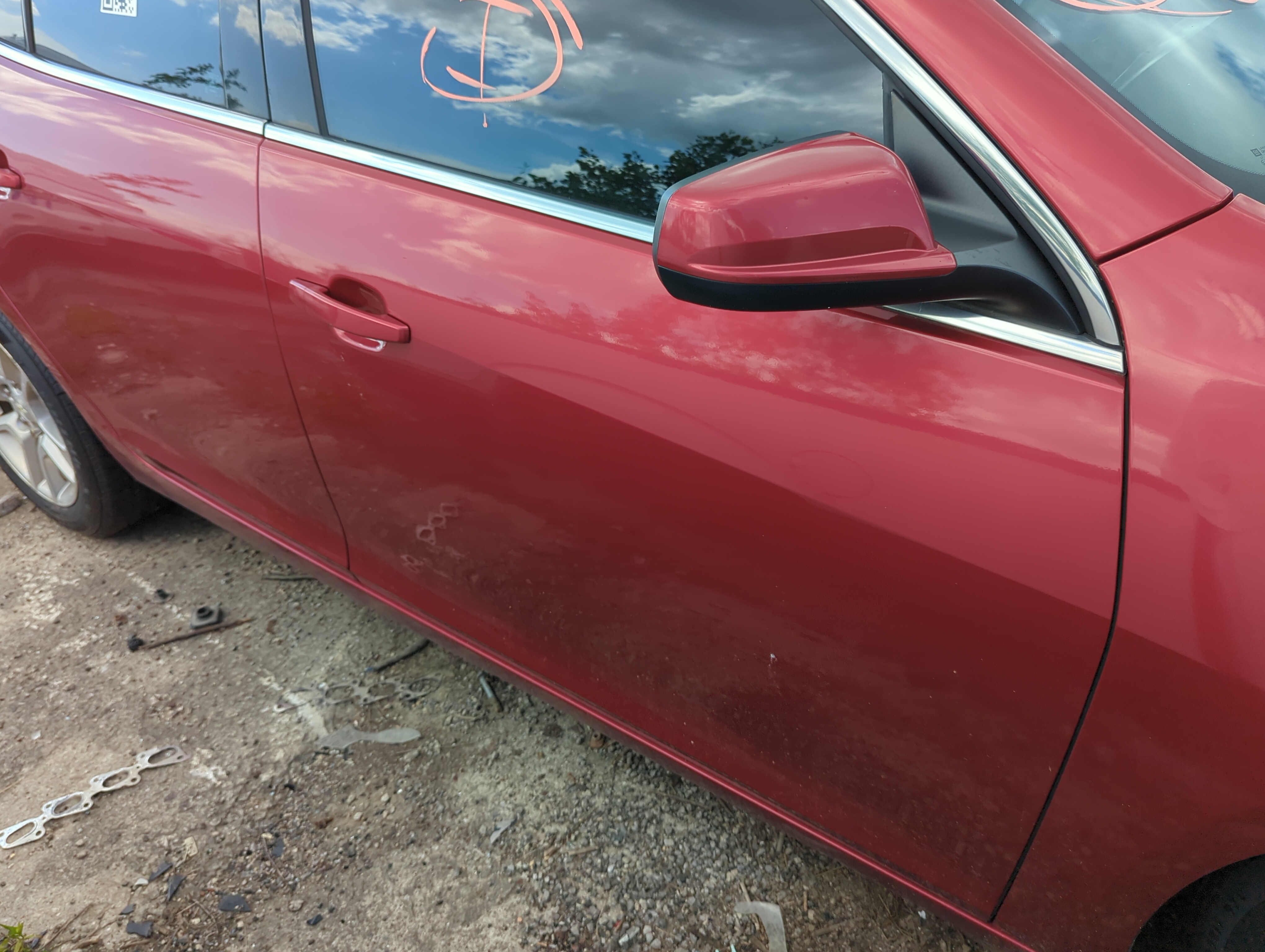 2013-2014 Chevrolet Malibu Passenger Front Door Oem 1077692 - Oemusedautoparts1.com