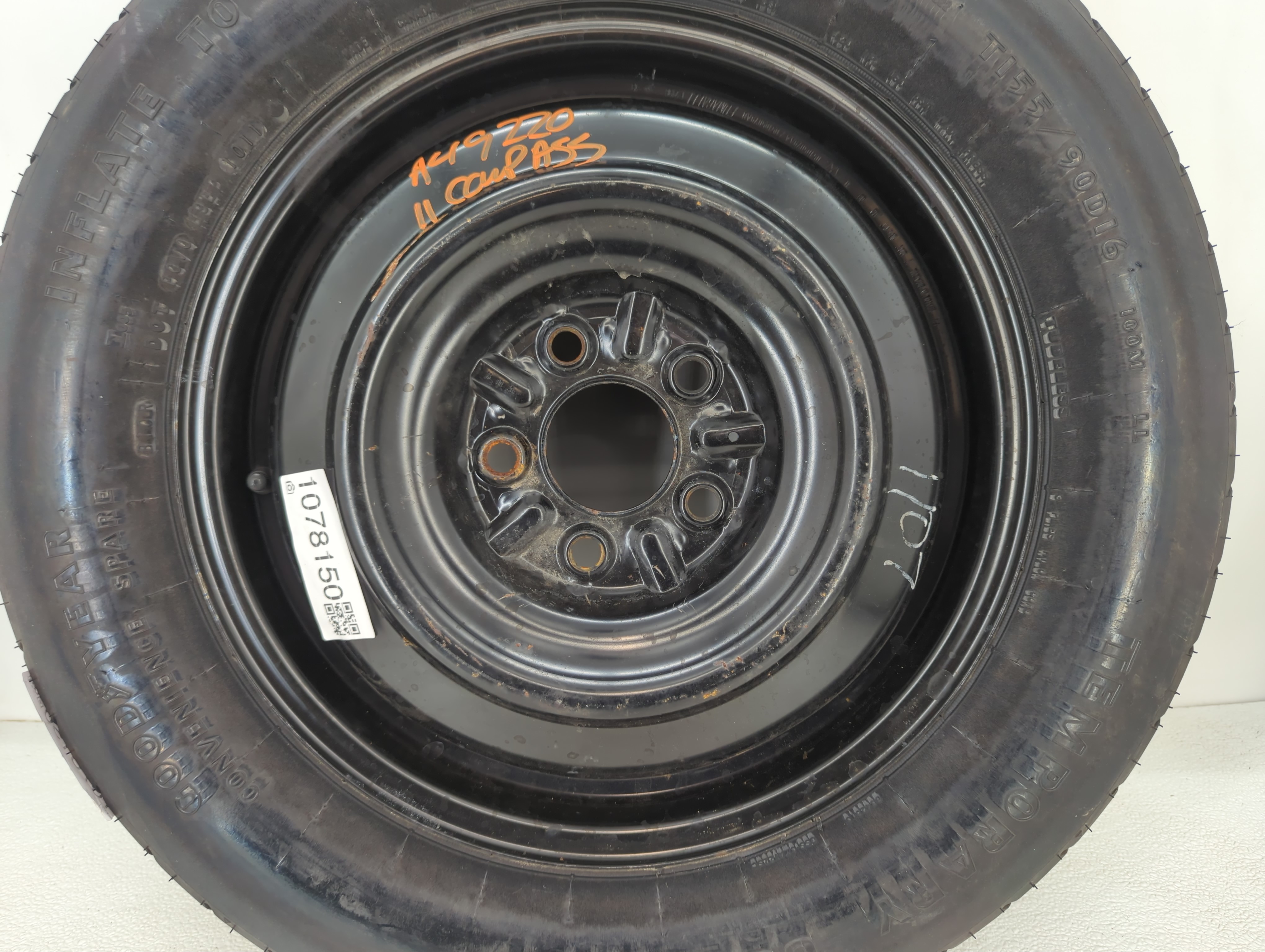 2003-2020 Mitsubishi Outlander Spare Donut Tire Wheel Rim Oem 1078150 - Oemusedautoparts1.com