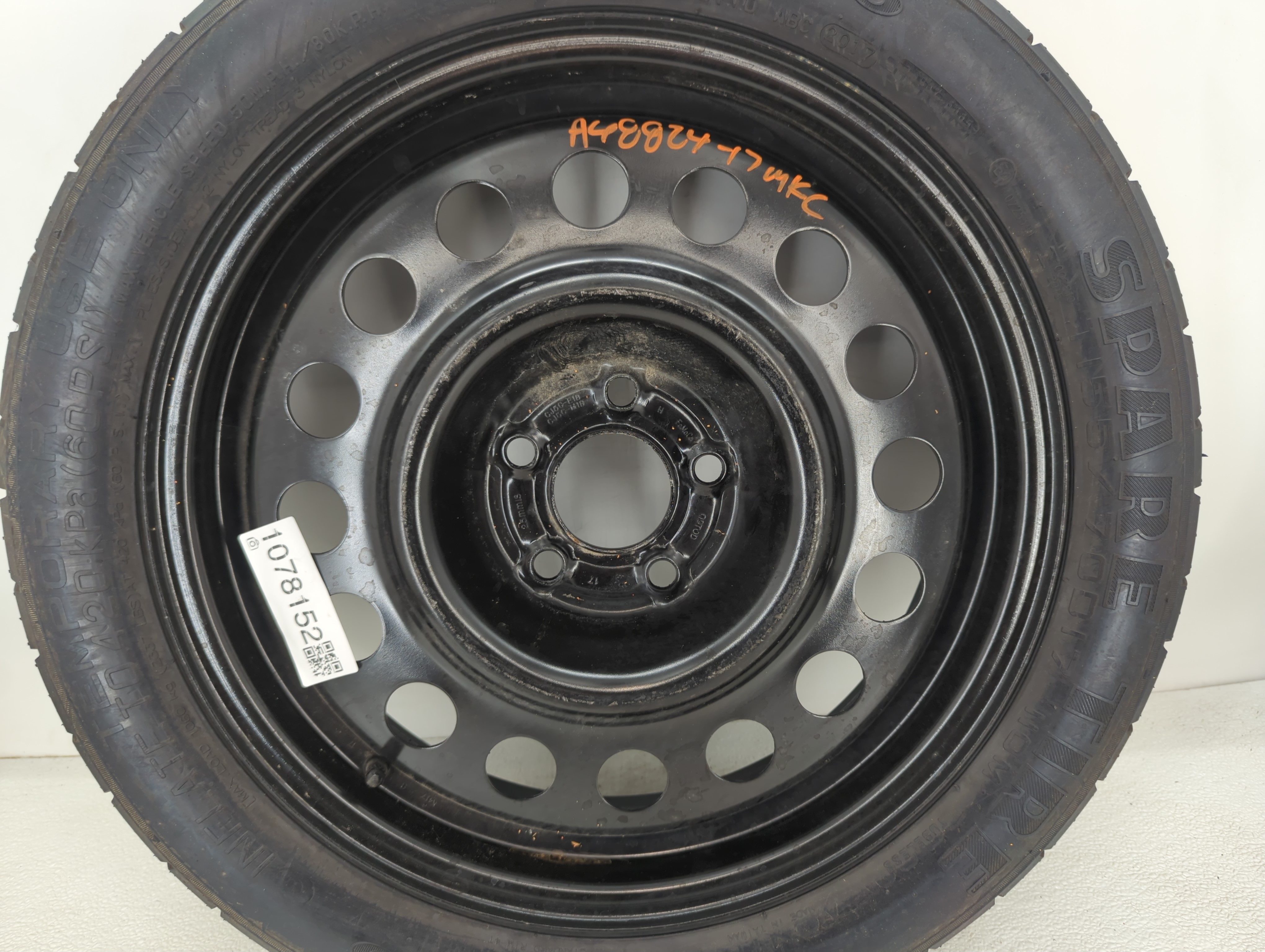 Picture of 2018-2022 Toyota Camry Spare Donut Tire Wheel Rim Oem 1078152