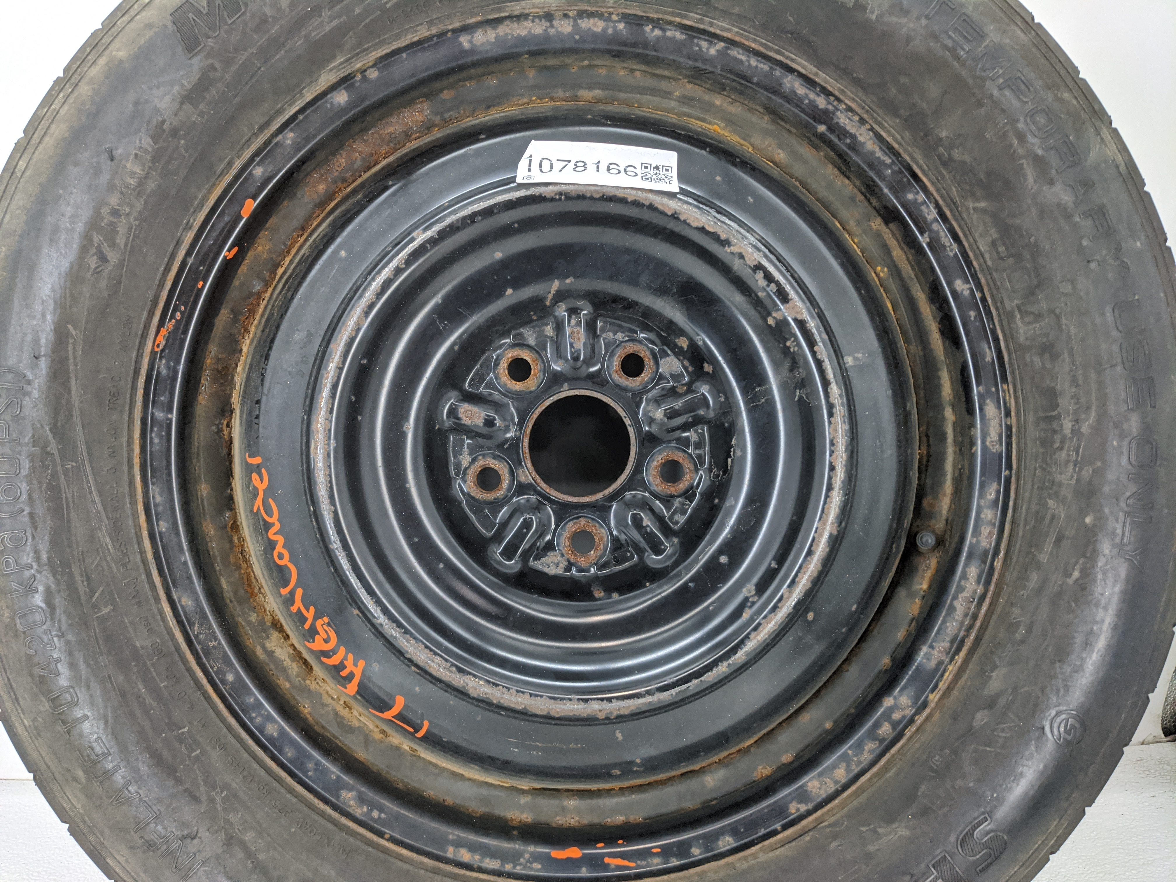 2019-2022 Toyota Rav4 Spare Donut Tire Wheel Rim Oem 1078166 - Oemusedautoparts1.com