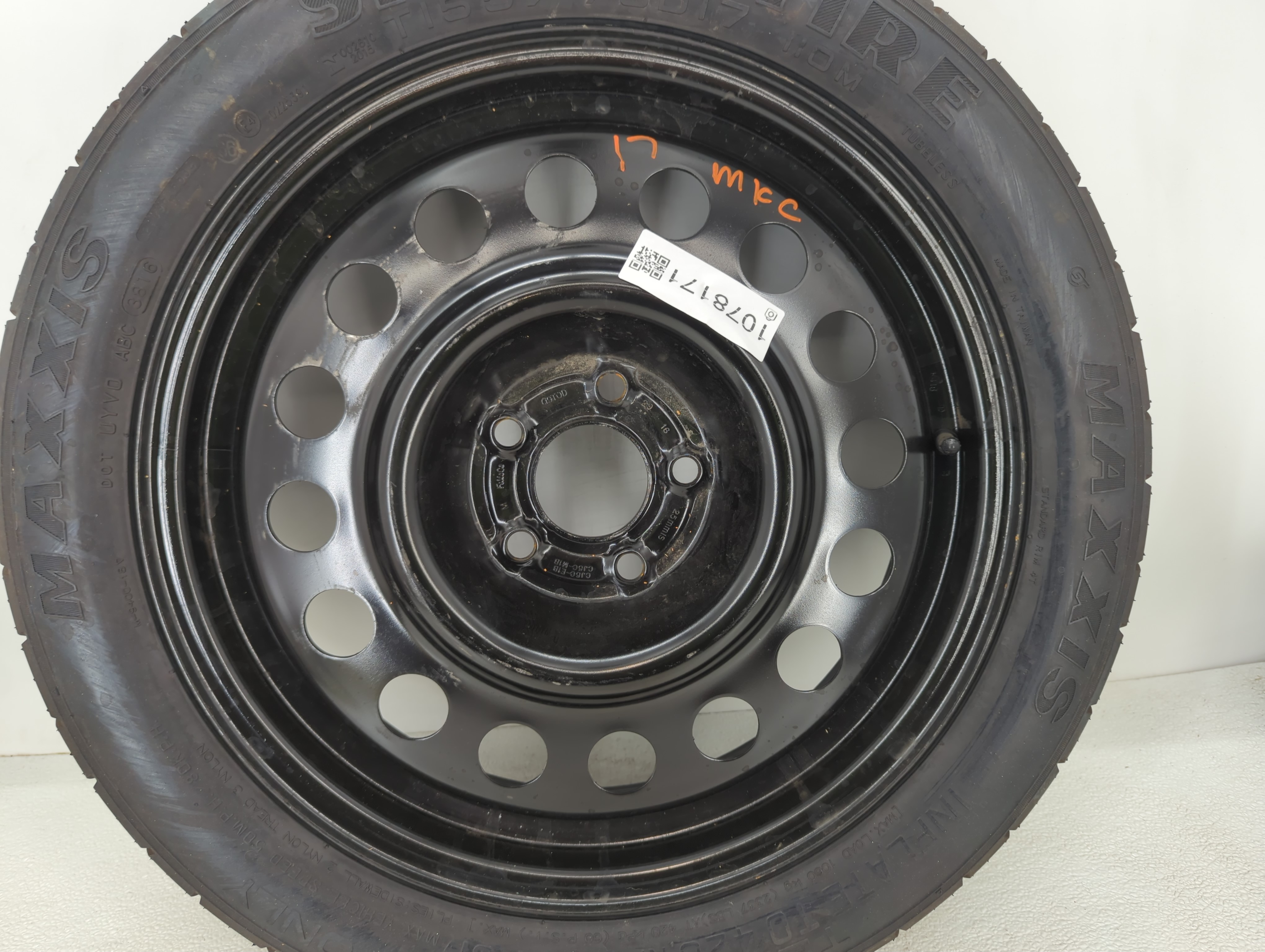 2018-2022 Toyota Camry Spare Donut Tire Wheel Rim Oem 1078171 - Oemusedautoparts1.com