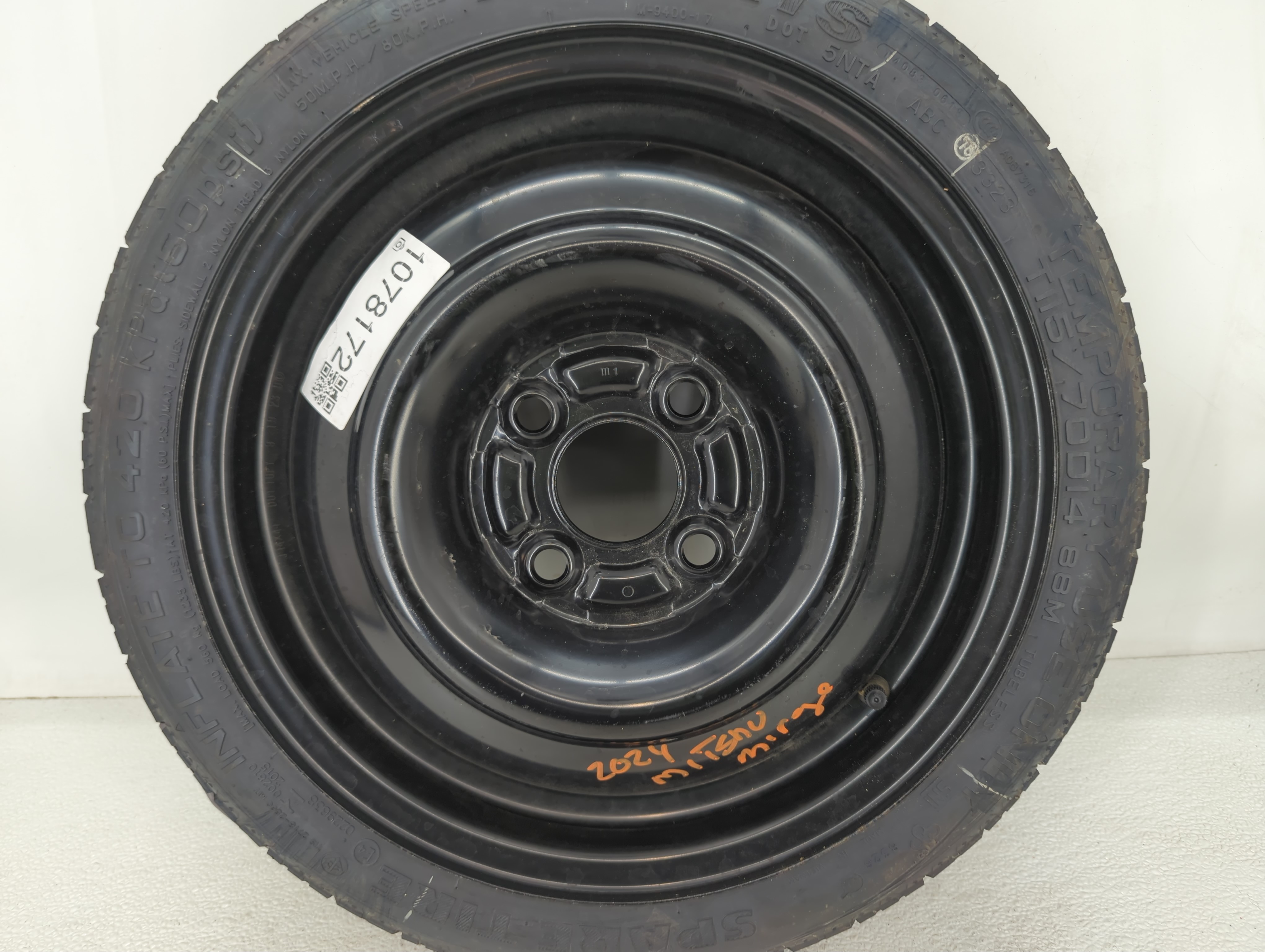 Picture of 1998-2002 Honda Accord Spare Donut Tire Wheel Rim Oem 1078172