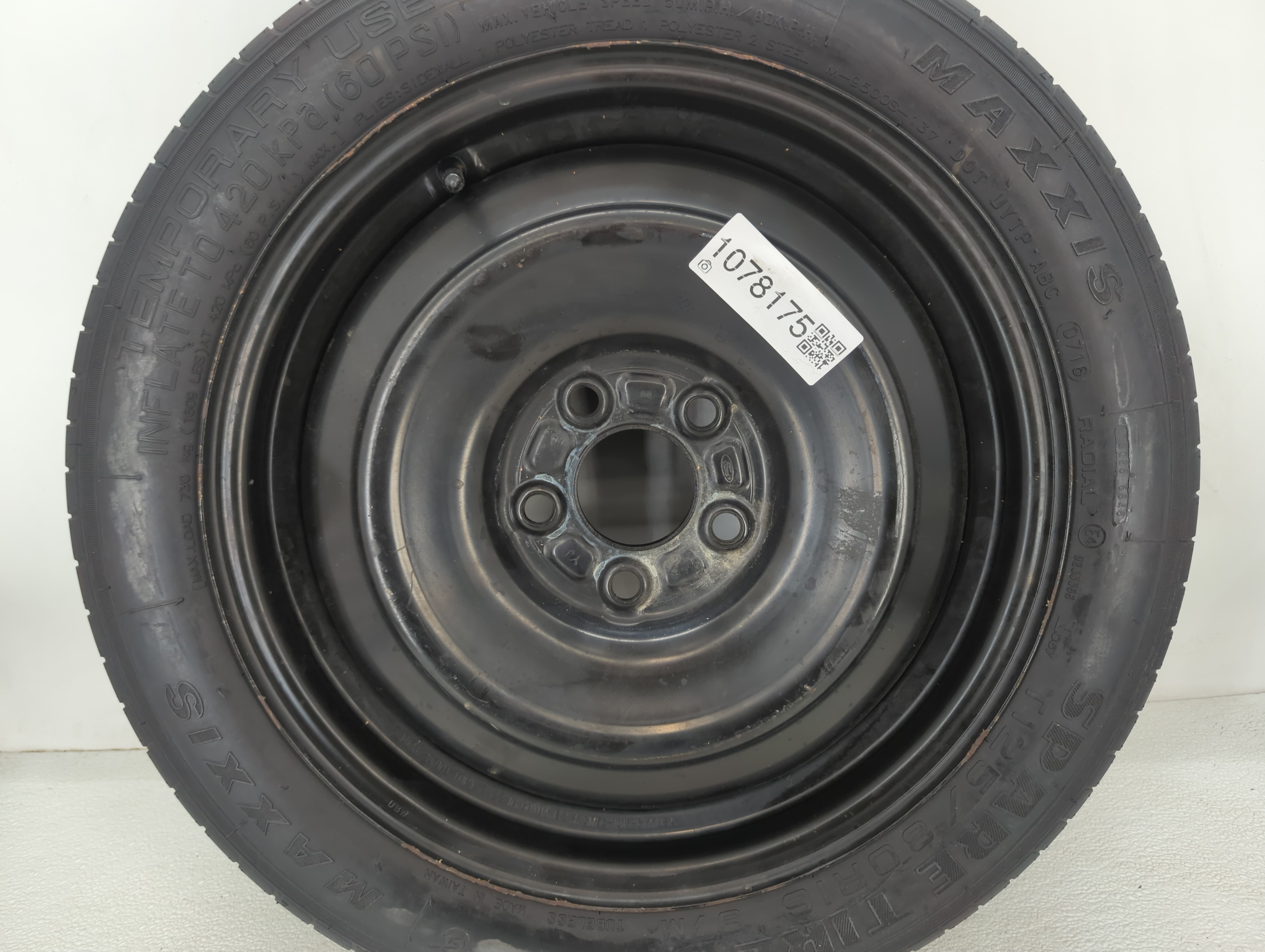 2016-2019 Chevrolet Malibu Spare Donut Tire Wheel Rim Oem 1078175 - Oemusedautoparts1.com