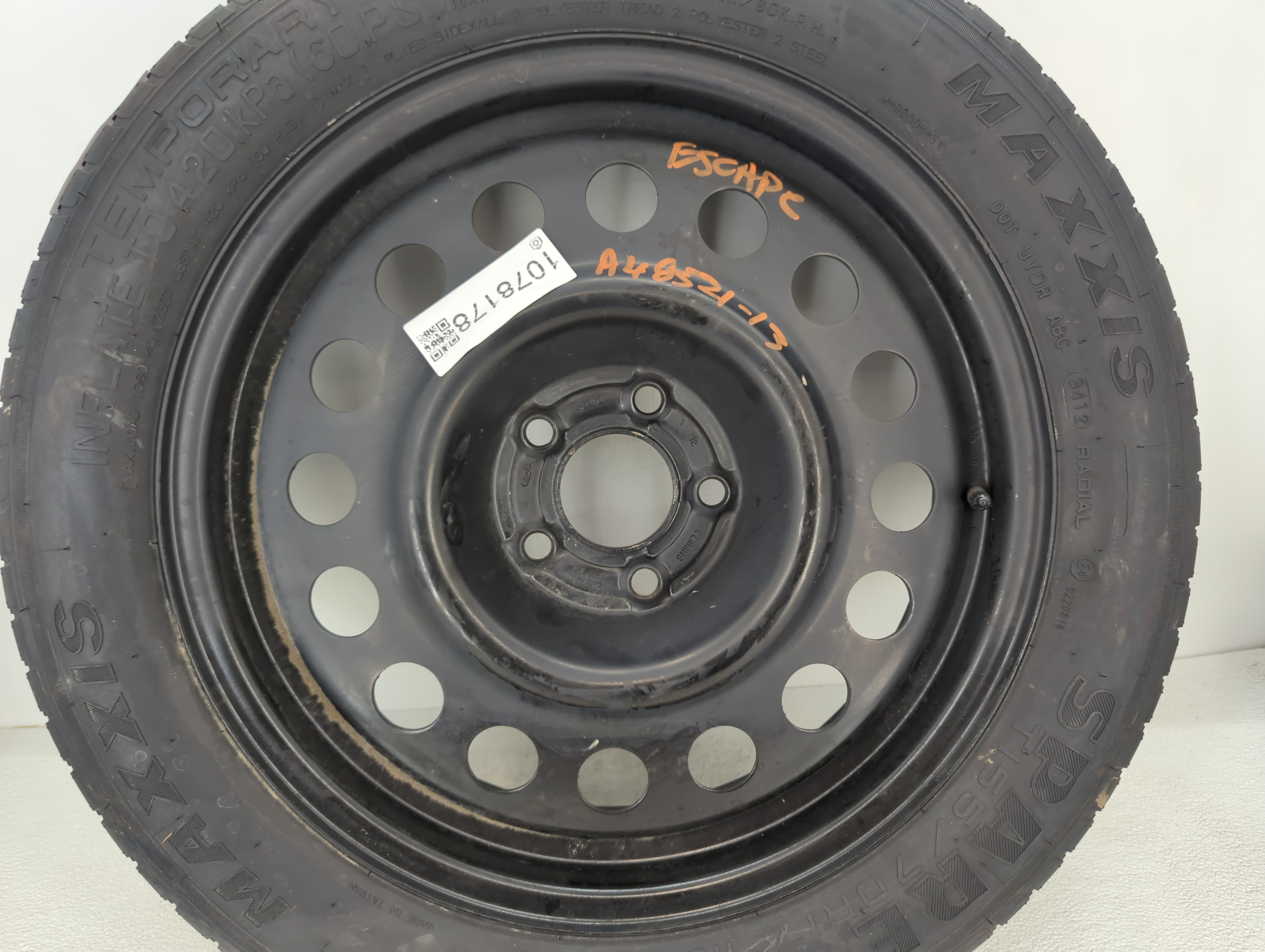 2010-2013 Mercedes-benz E350 Spare Donut Tire Wheel Rim Oem 1078178 - Oemusedautoparts1.com