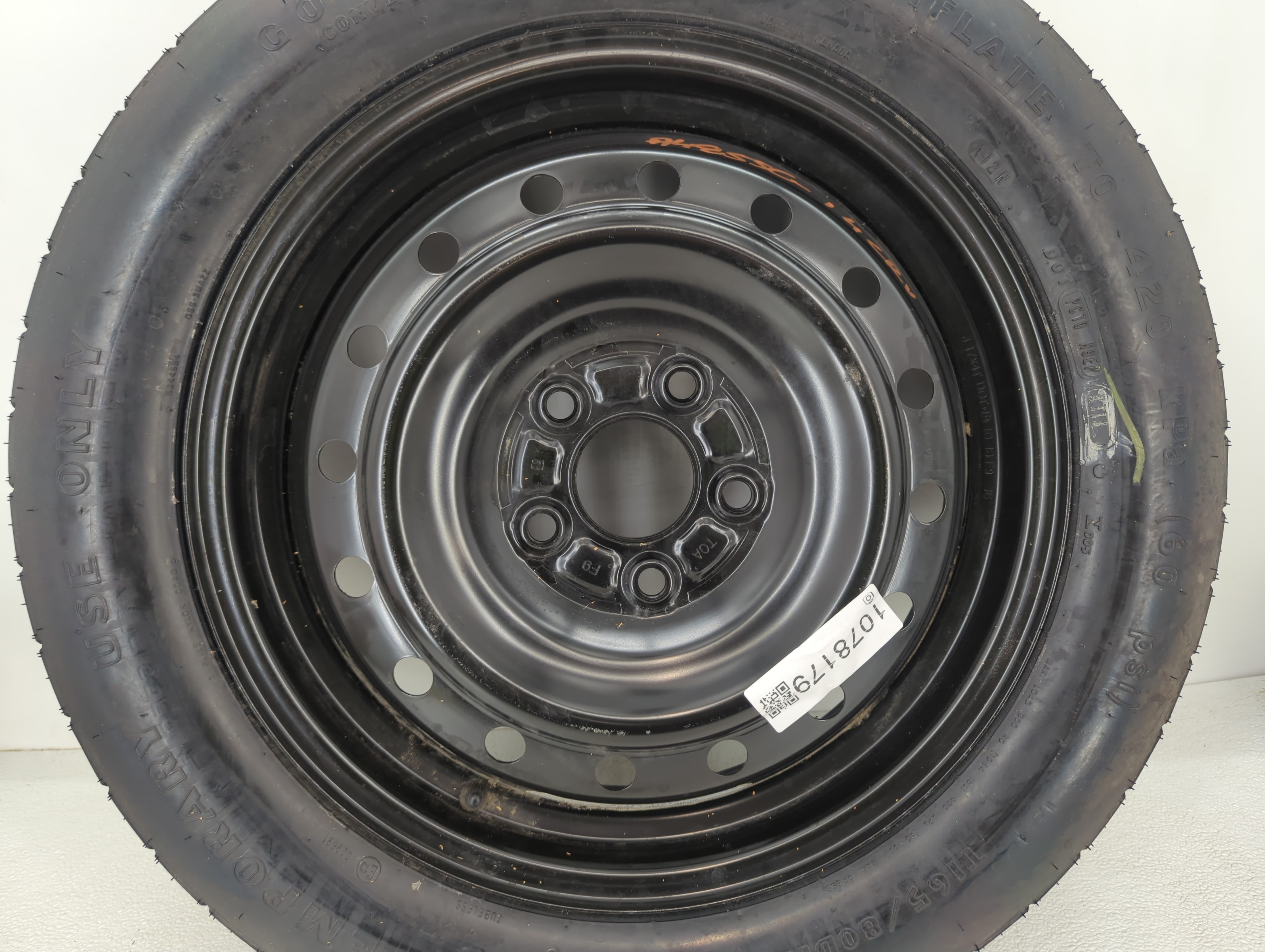 2014-2022 Jeep Cherokee Spare Donut Tire Wheel Rim Oem 1078179 - Oemusedautoparts1.com