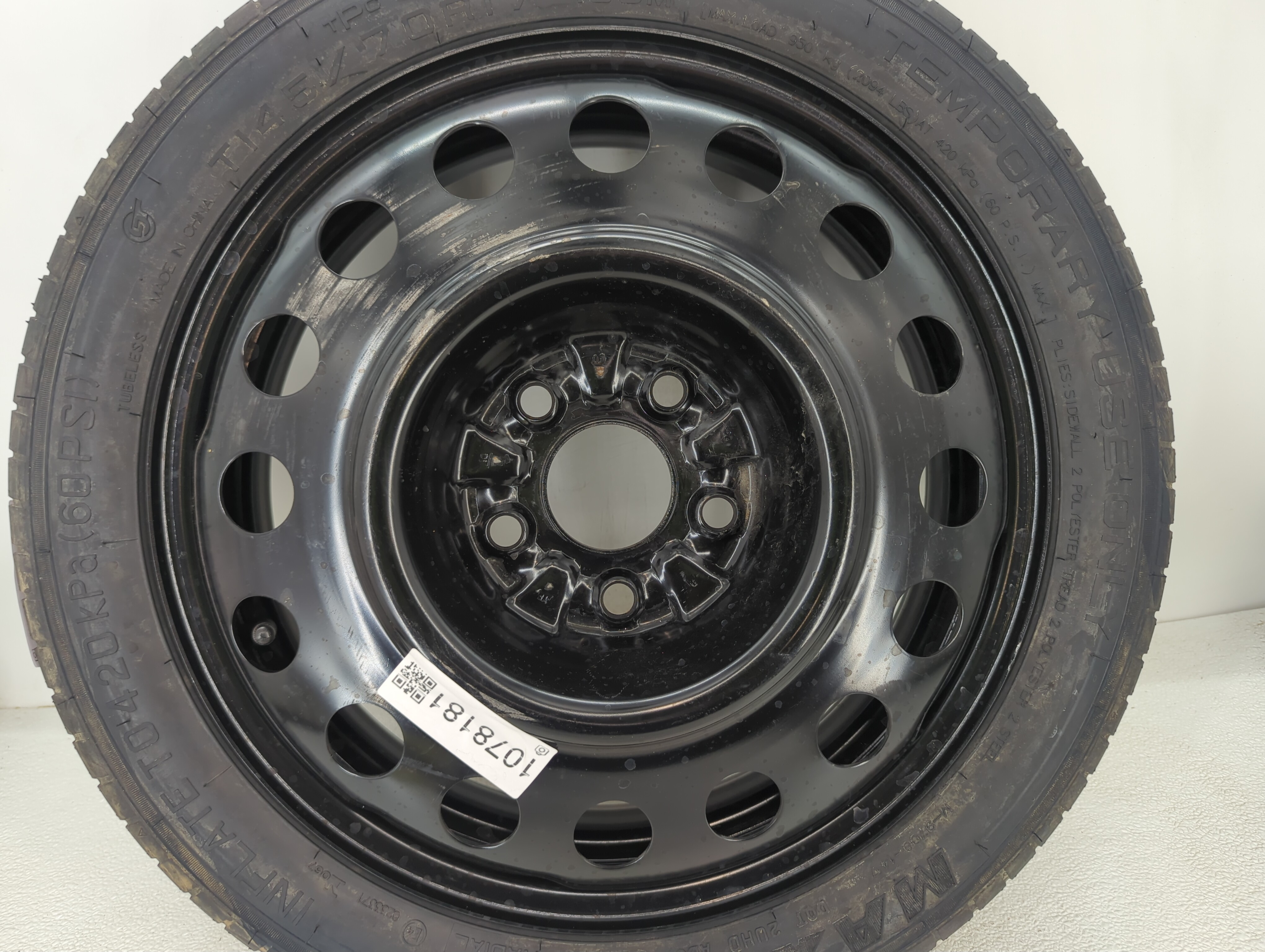 2010-2017 Chevrolet Equinox Spare Donut Tire Wheel Rim Oem 1078181 - Oemusedautoparts1.com