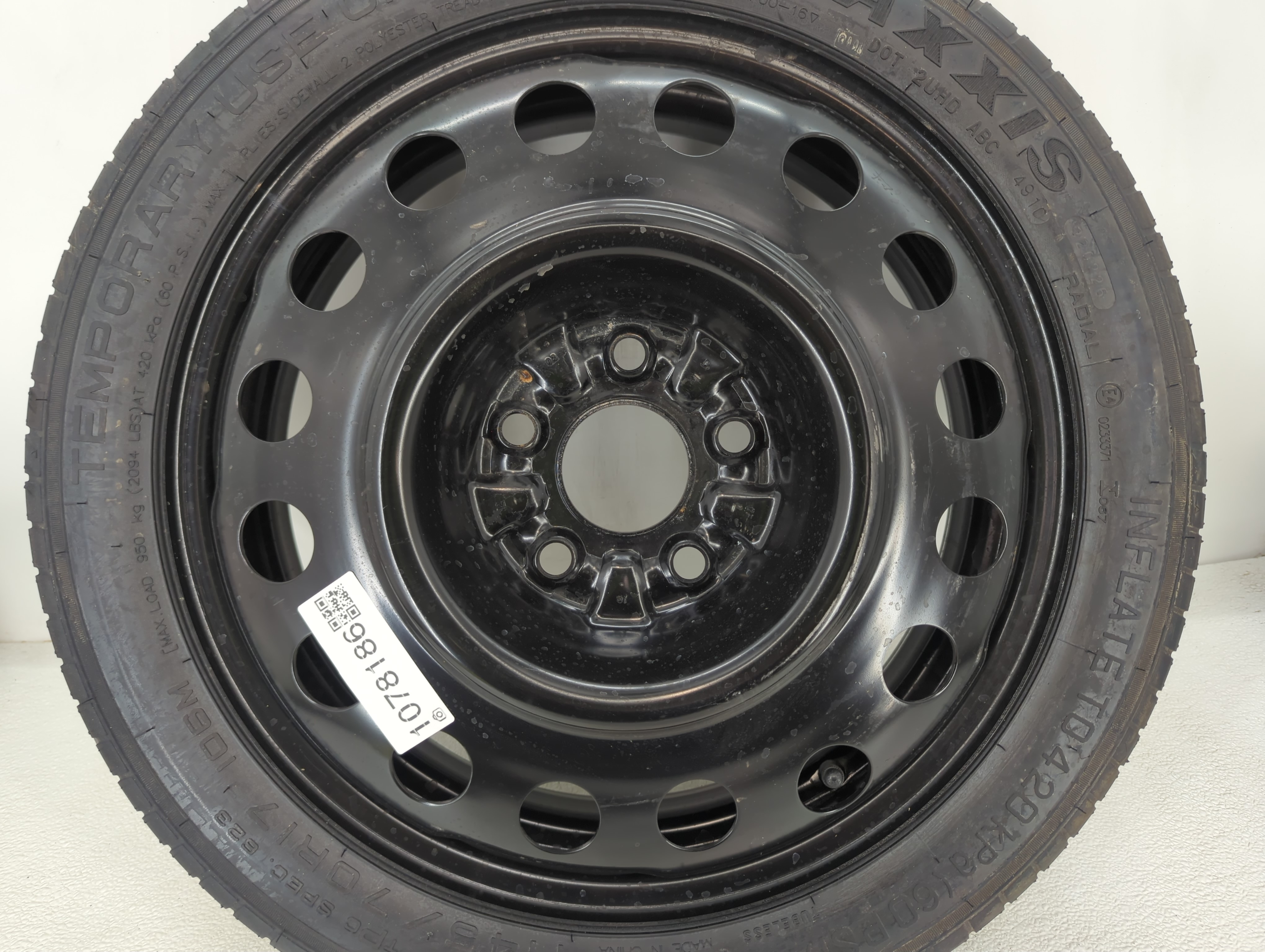 2010-2017 Chevrolet Equinox Spare Donut Tire Wheel Rim Oem 1078186 - Oemusedautoparts1.com