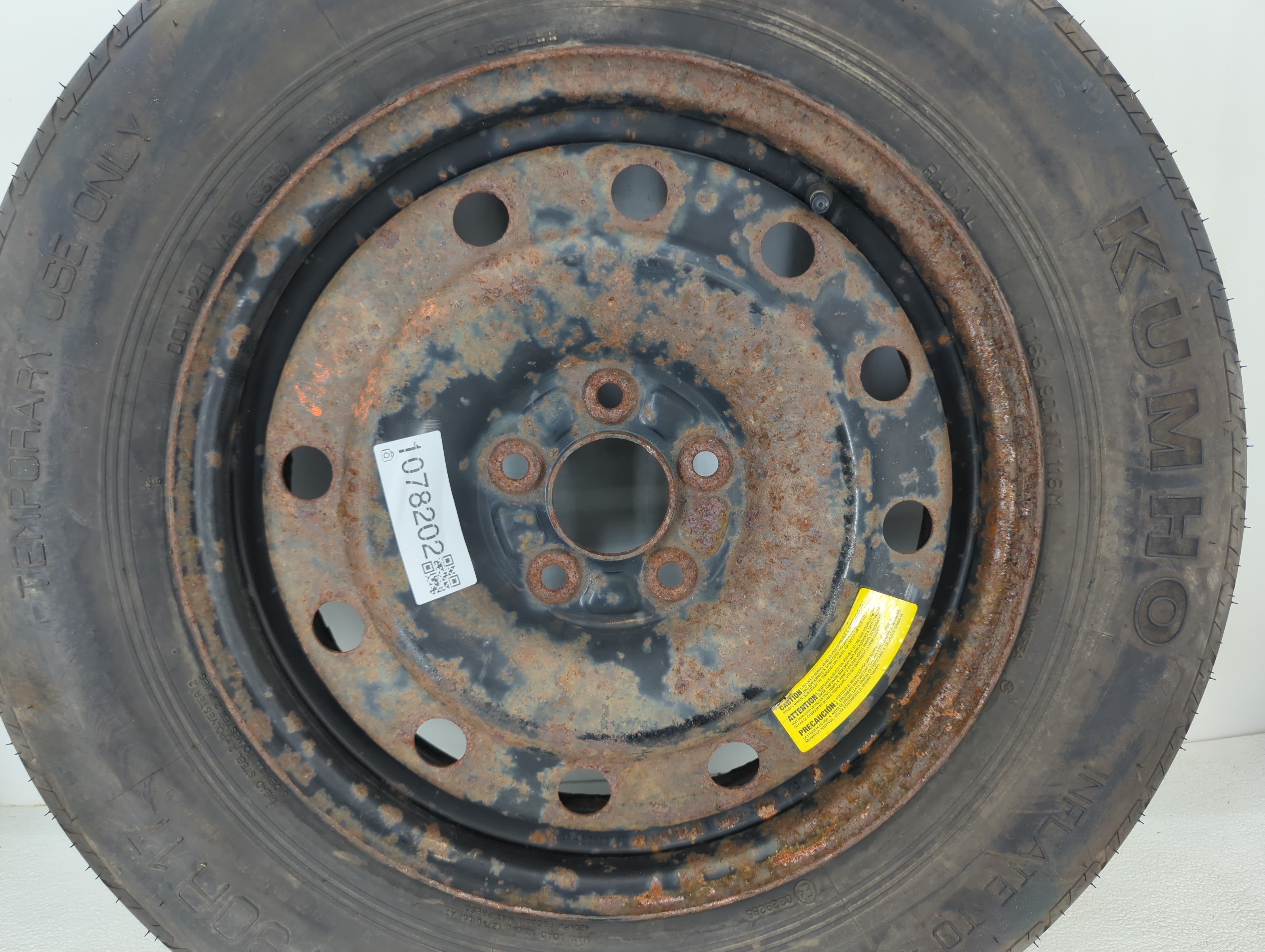 2007-2020 Hyundai Santa Fe Spare Donut Tire Wheel Rim Oem 1078202 - Oemusedautoparts1.com